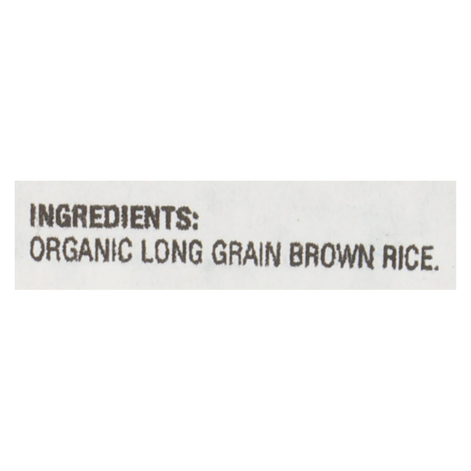 Lundberg Family Farms Organic Long Grain Brown Rice - Single Bulk Item - 25lb