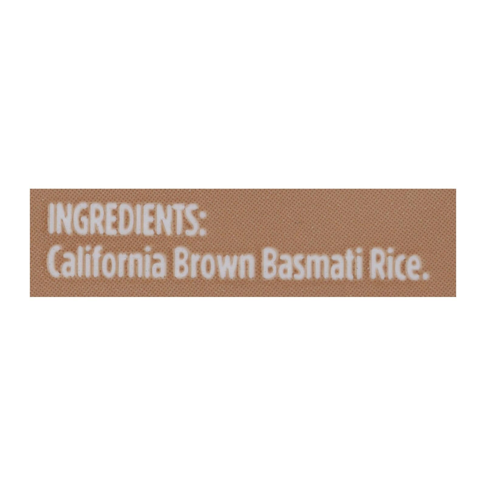 Lundberg Family Farms Organic Brown Basmati Rice - Case Of 6 - 2 Lb.