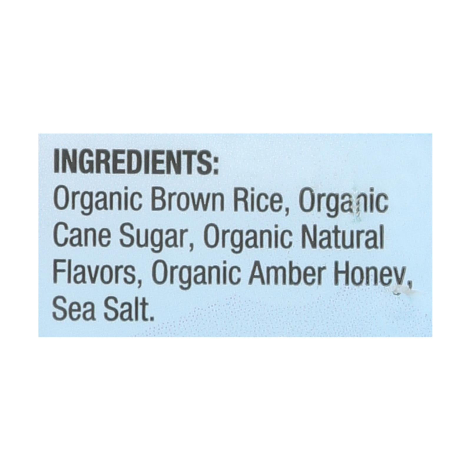 Lundberg Family Farms - Rice Cake Honey Nut - Case Of 6-9.6 Oz