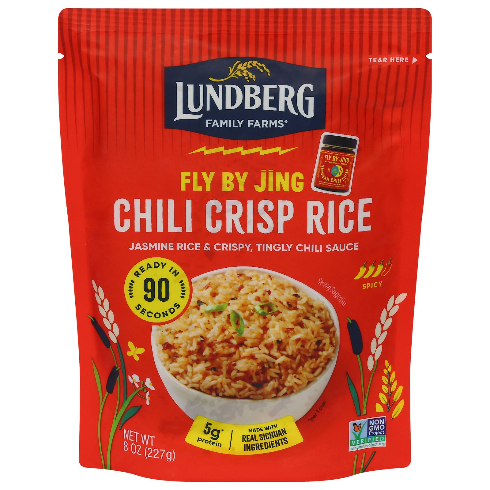 Lundberg Family Farms - Rice Jasmine Chili Crisp - CS of 6-8 OZ