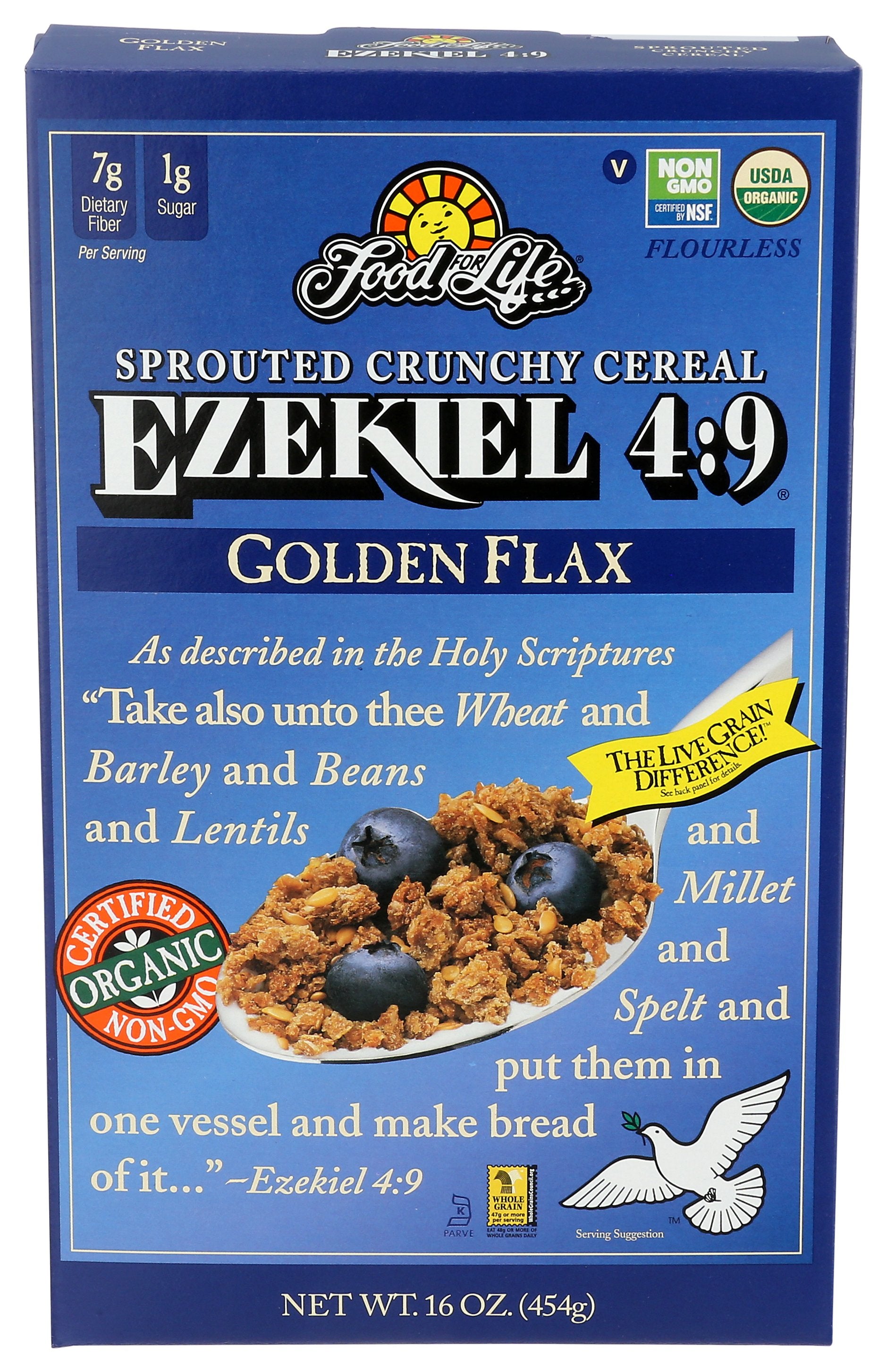 FOOD FOR LIFE CEREAL EZKL GOLDEN FLAX ORG - Case of 3