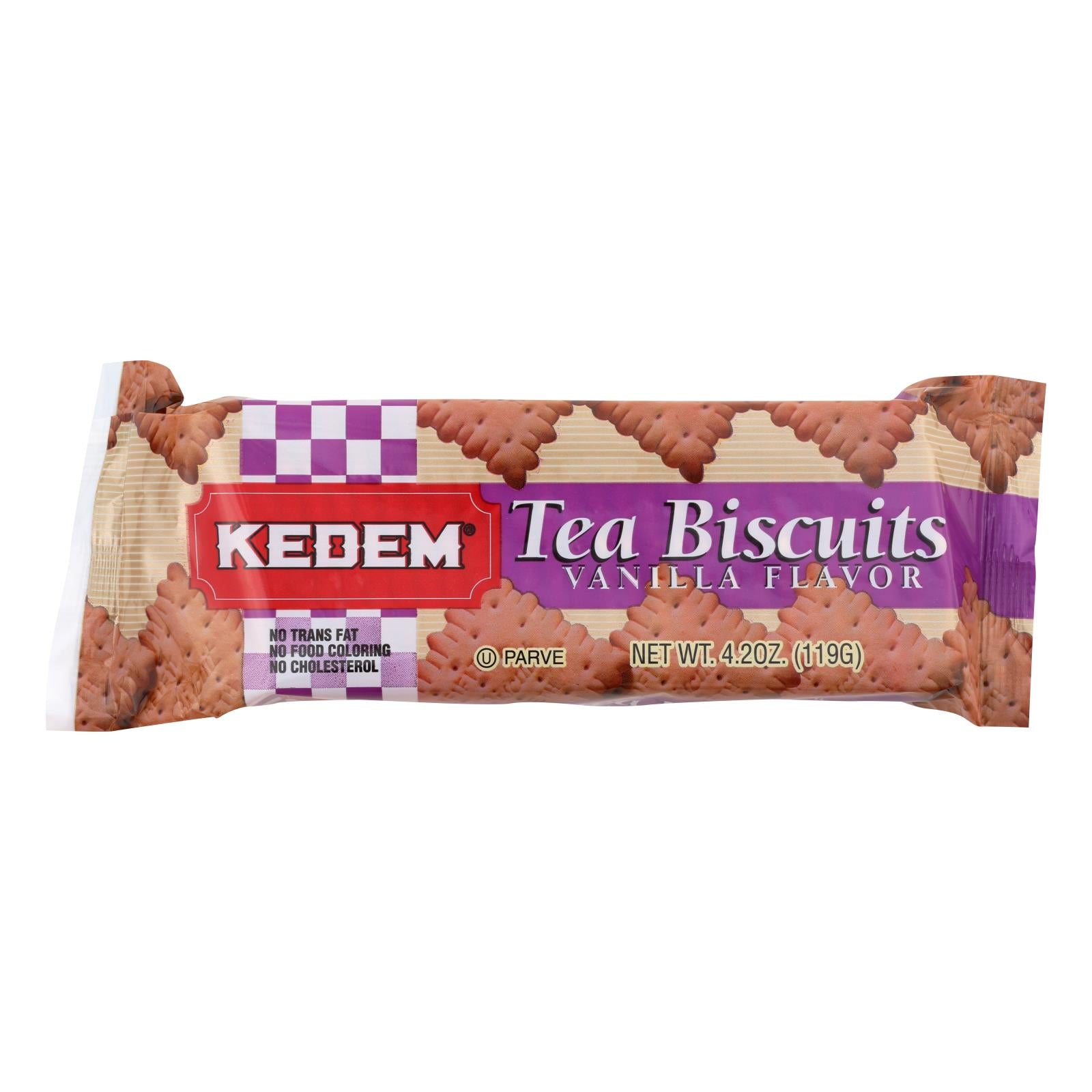 Kedem Tea Biscuits - Vanilla - Case Of 24 - 4.2 Oz.