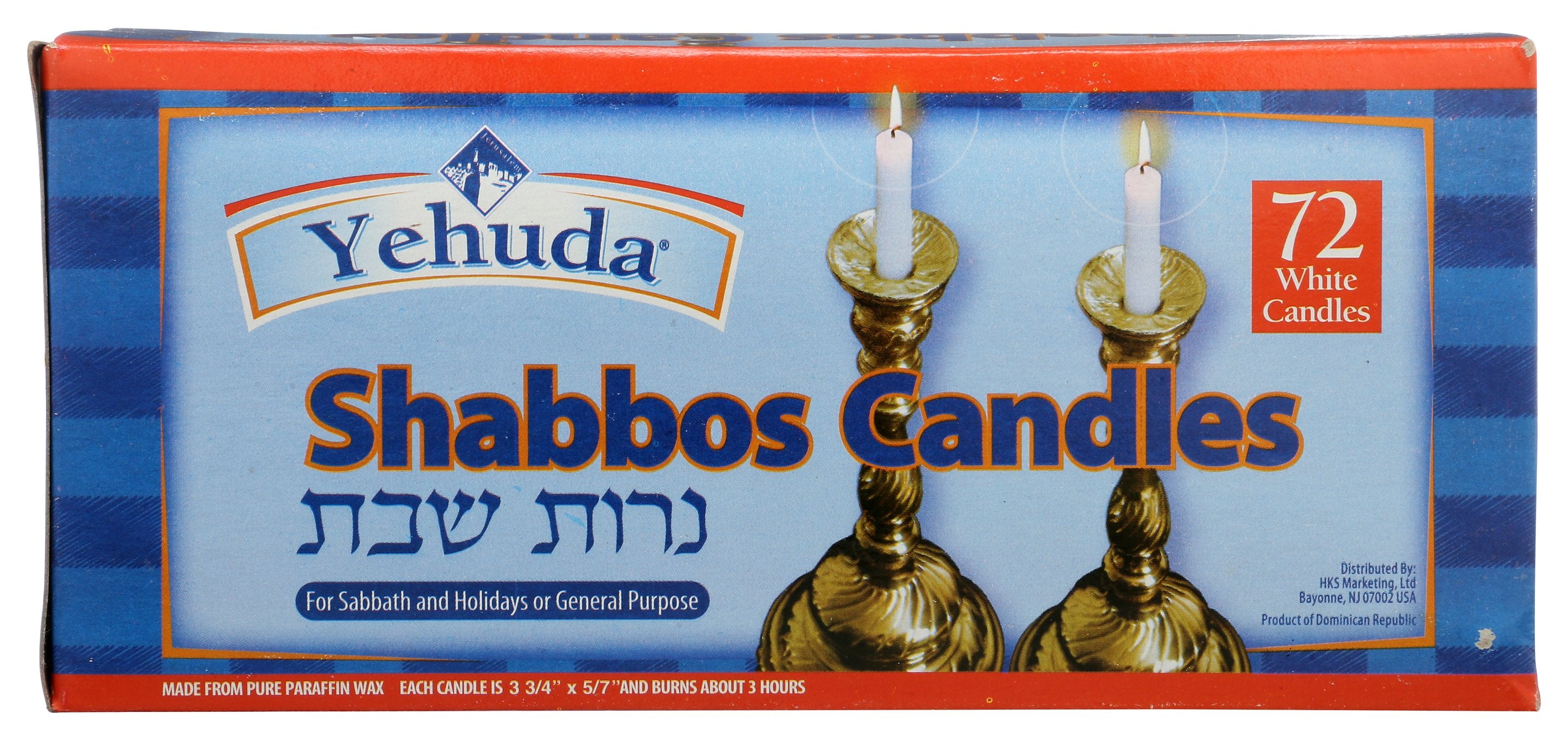 YEHUDA CANDLE SABBATH - Case of 8