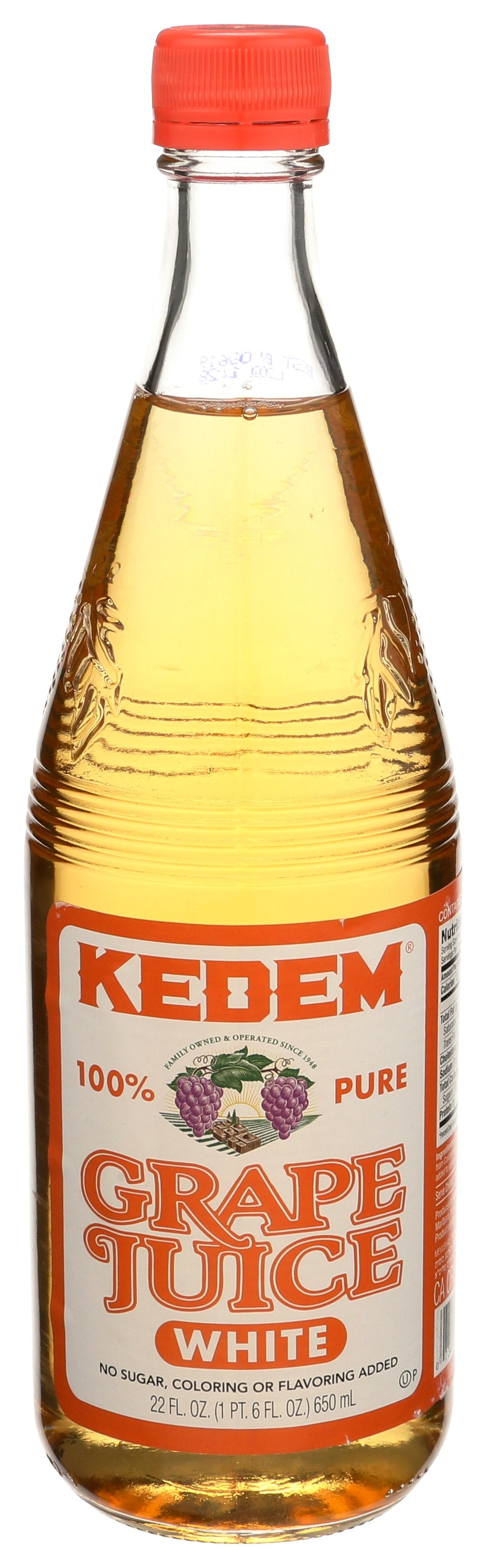 KEDEM JUICE GRAPE WHITE - Case of 6