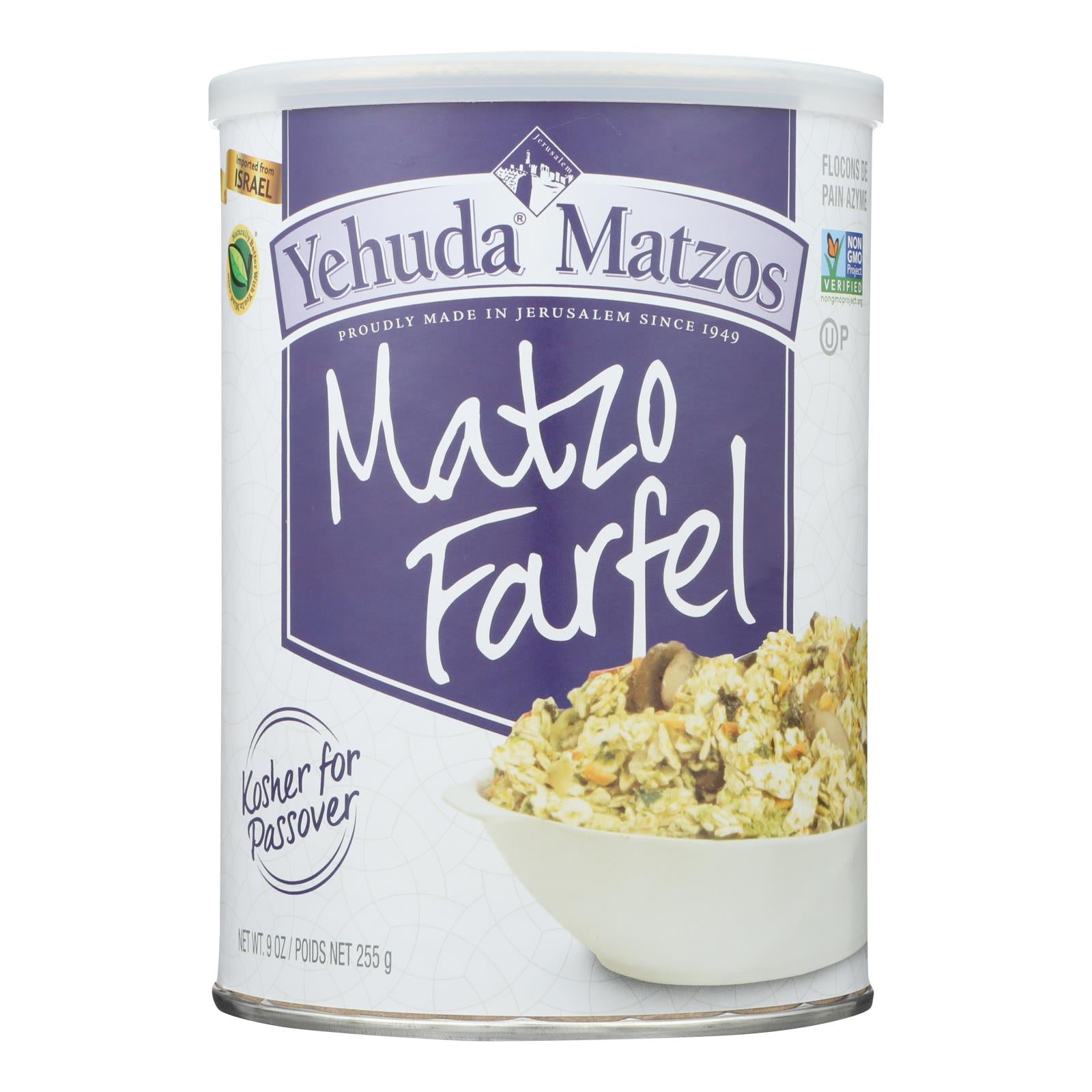 Yehuda - Matzo Farfel Passover - Case of 12 - 9 OZ
