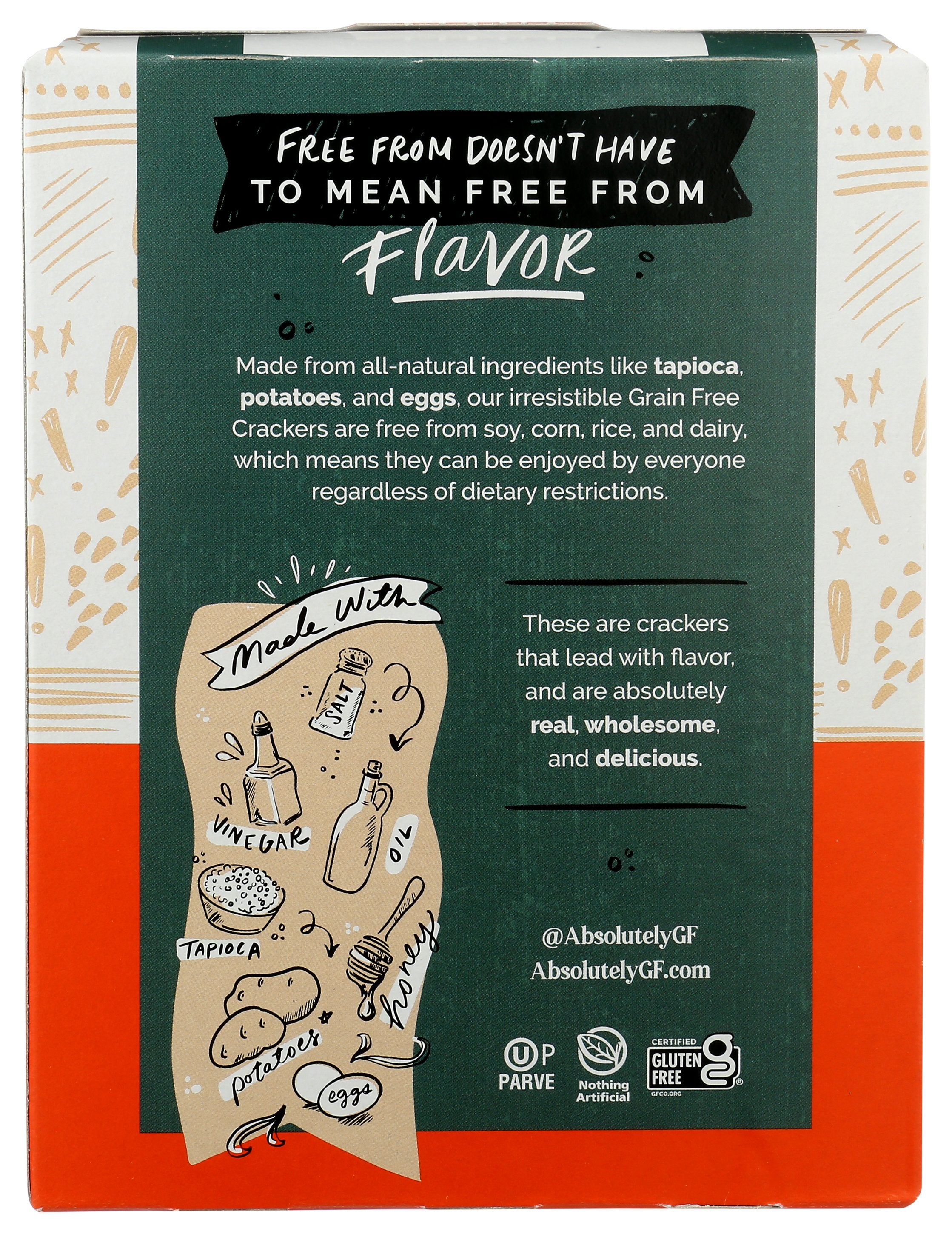 ABSOLUTELY GLUTEN FREE FLATBREAD TSTD ONION - Case of 12