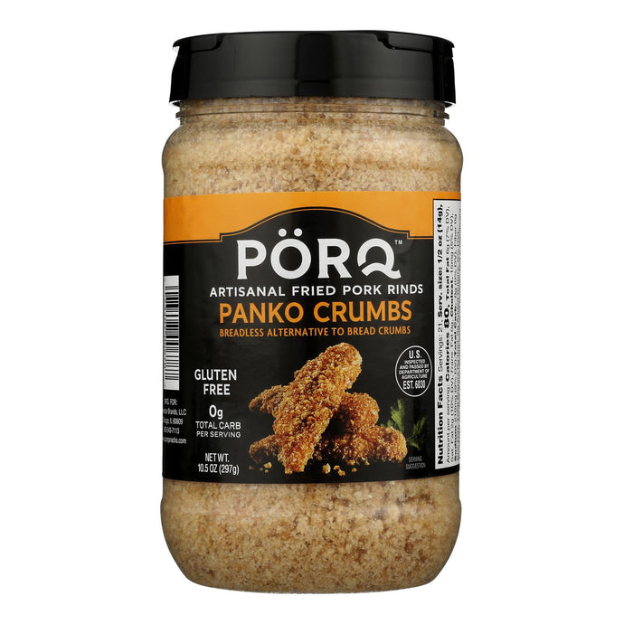 Porq - Panko Crumbs Breadless - Case Of 6-10.5 Oz