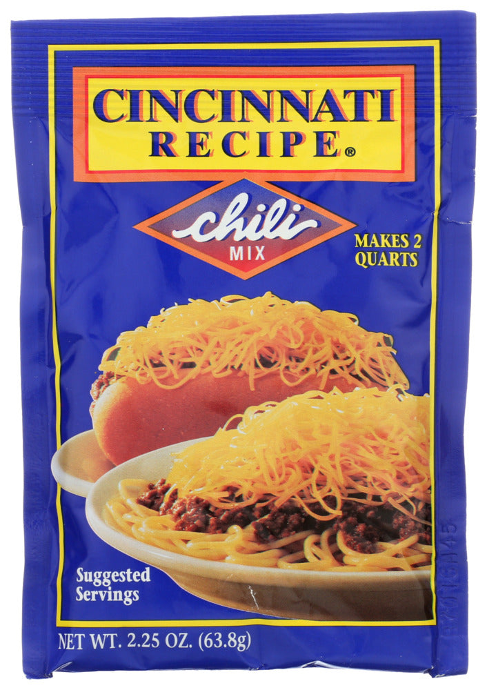 Cincinnati Recipe Mix Chili - Case of 24 - 2.25oz