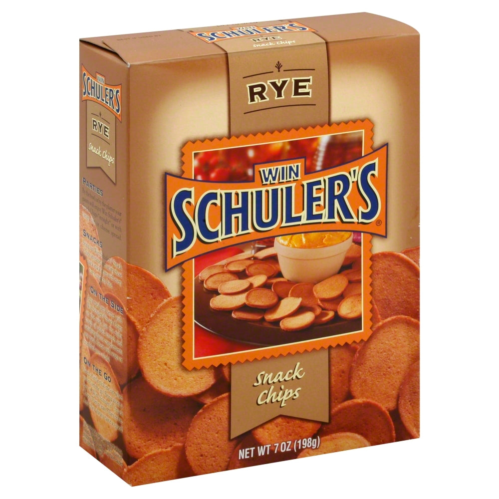 Win Schuler’s Snack Chips Rye - Pack of 12 - 7 oz