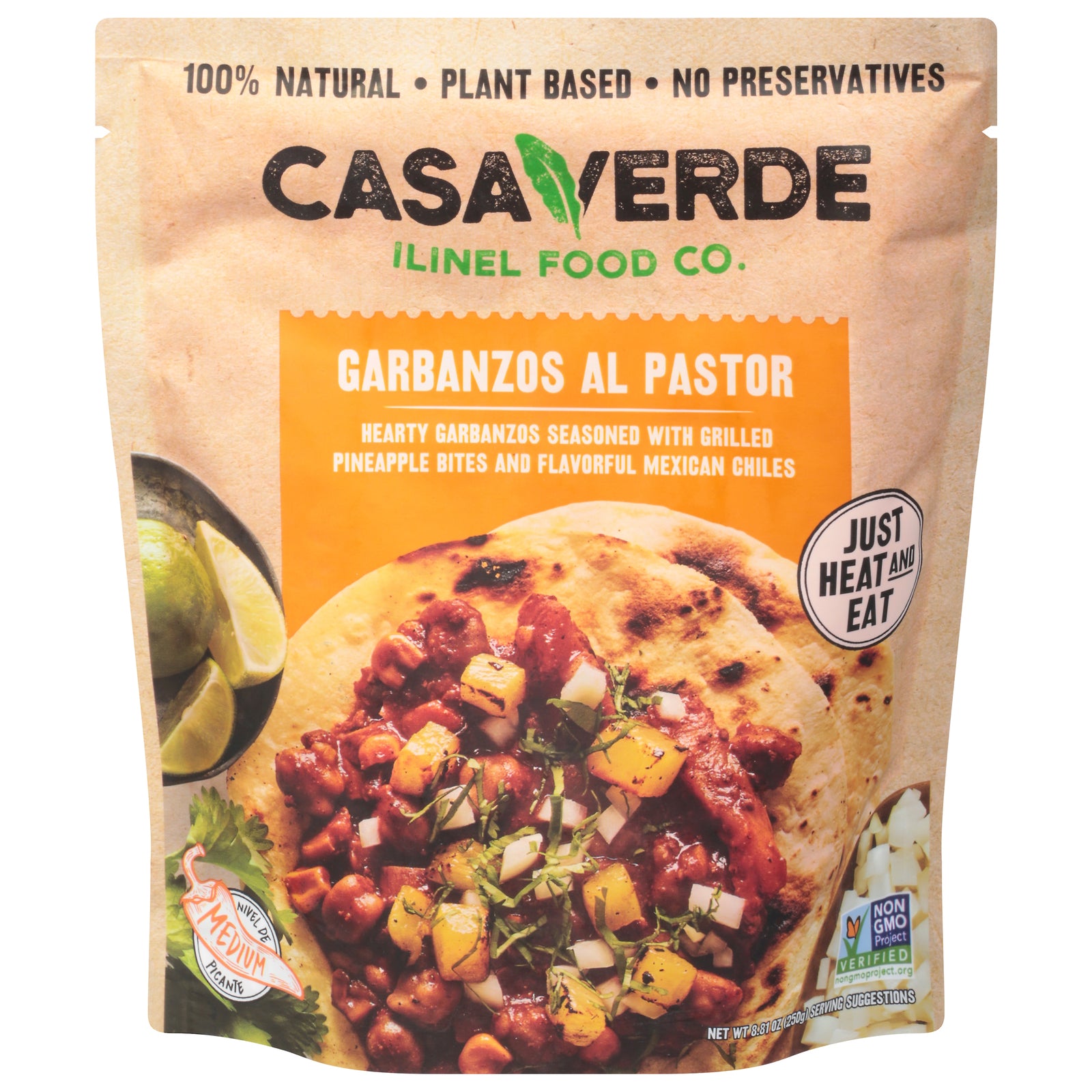 Casa Verde - Garbanzos Al Pastor - Case of 6-8.81 Ounces