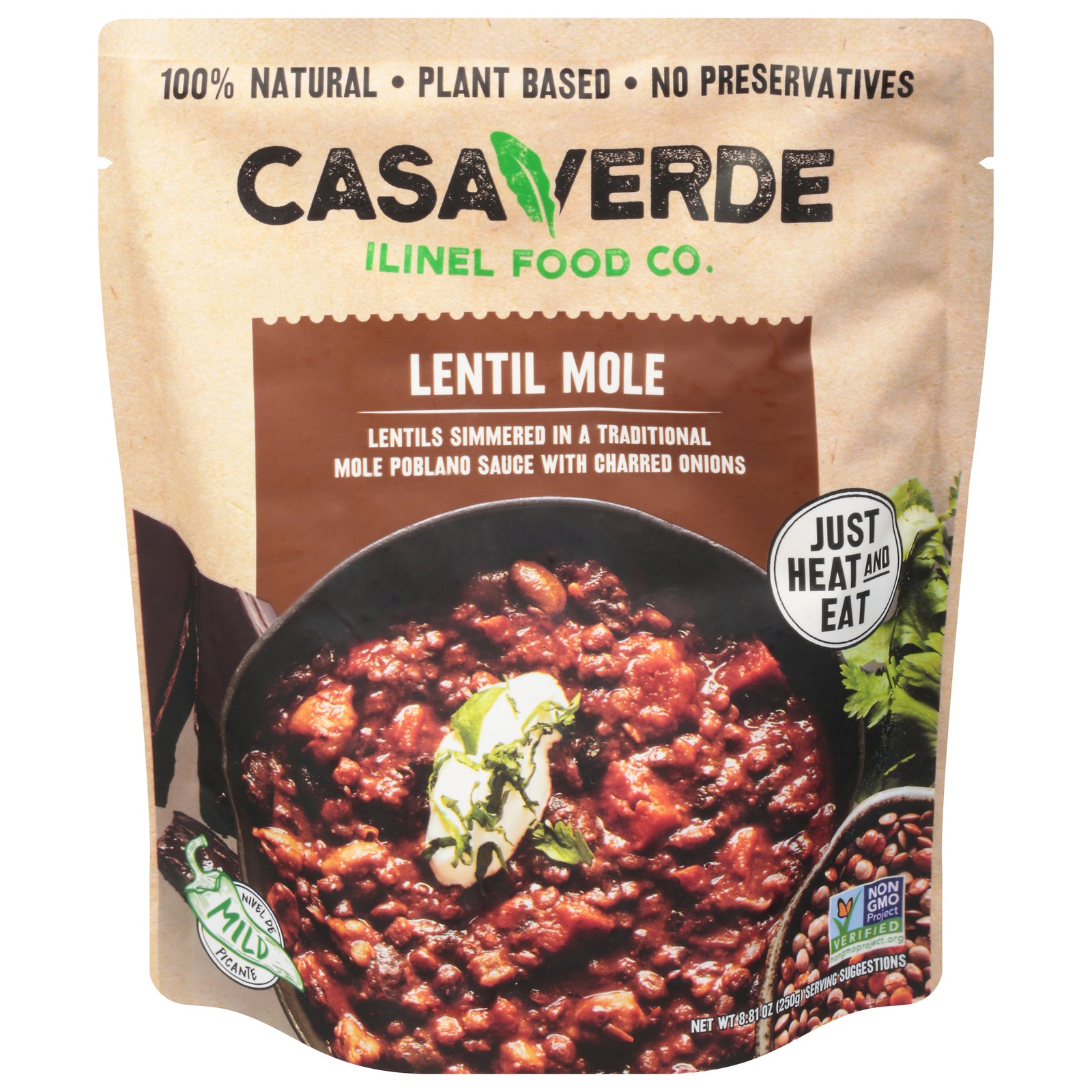 Casa Verde - Lentil Mole - Case of 6-8.81 Ounces