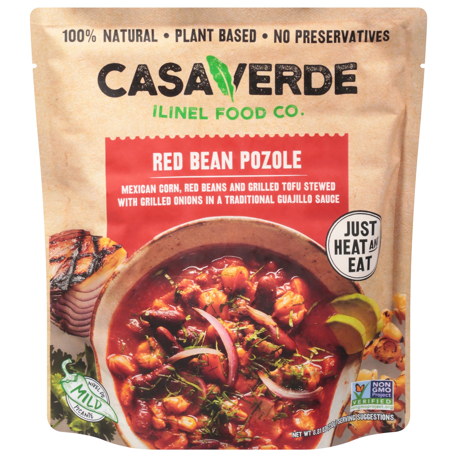 Casa Verde - Pozole Red Bean - Case of 6-8.81 ounces