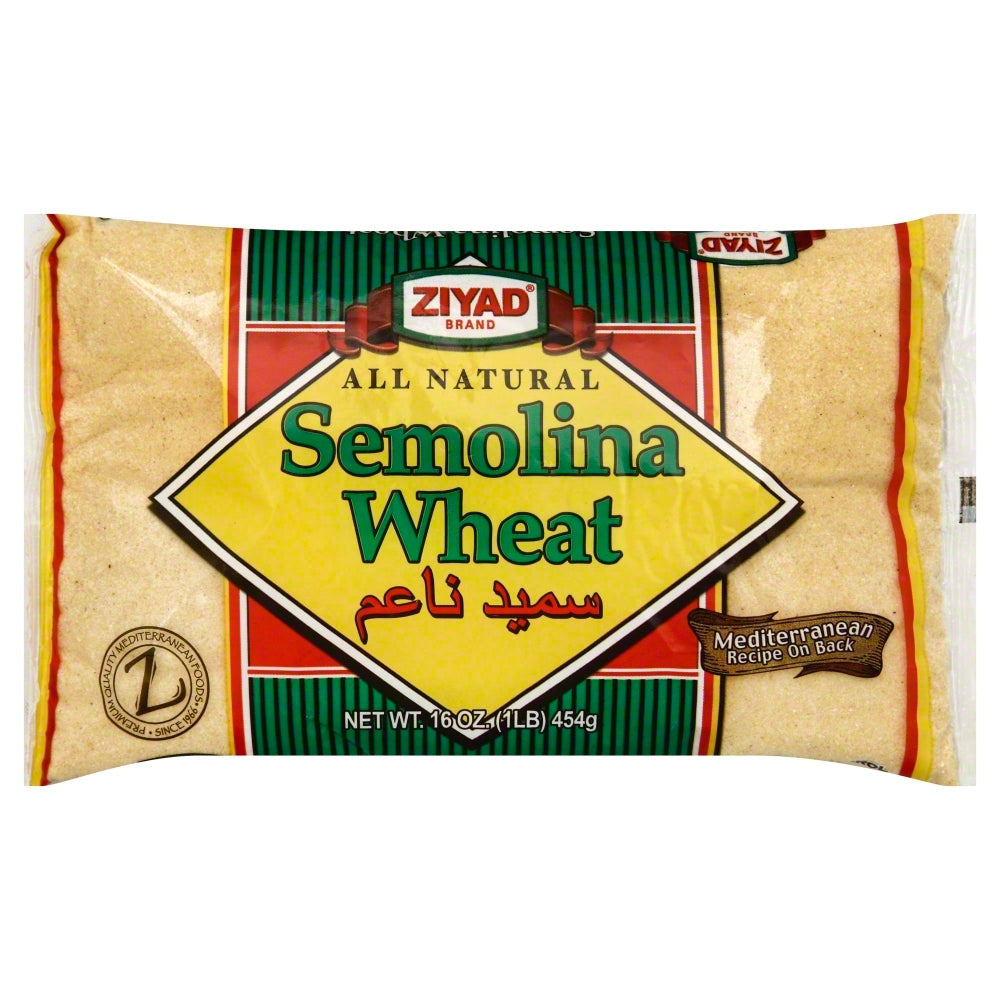 Ziyad Wheat Semolina - Case of 12 - 16 oz