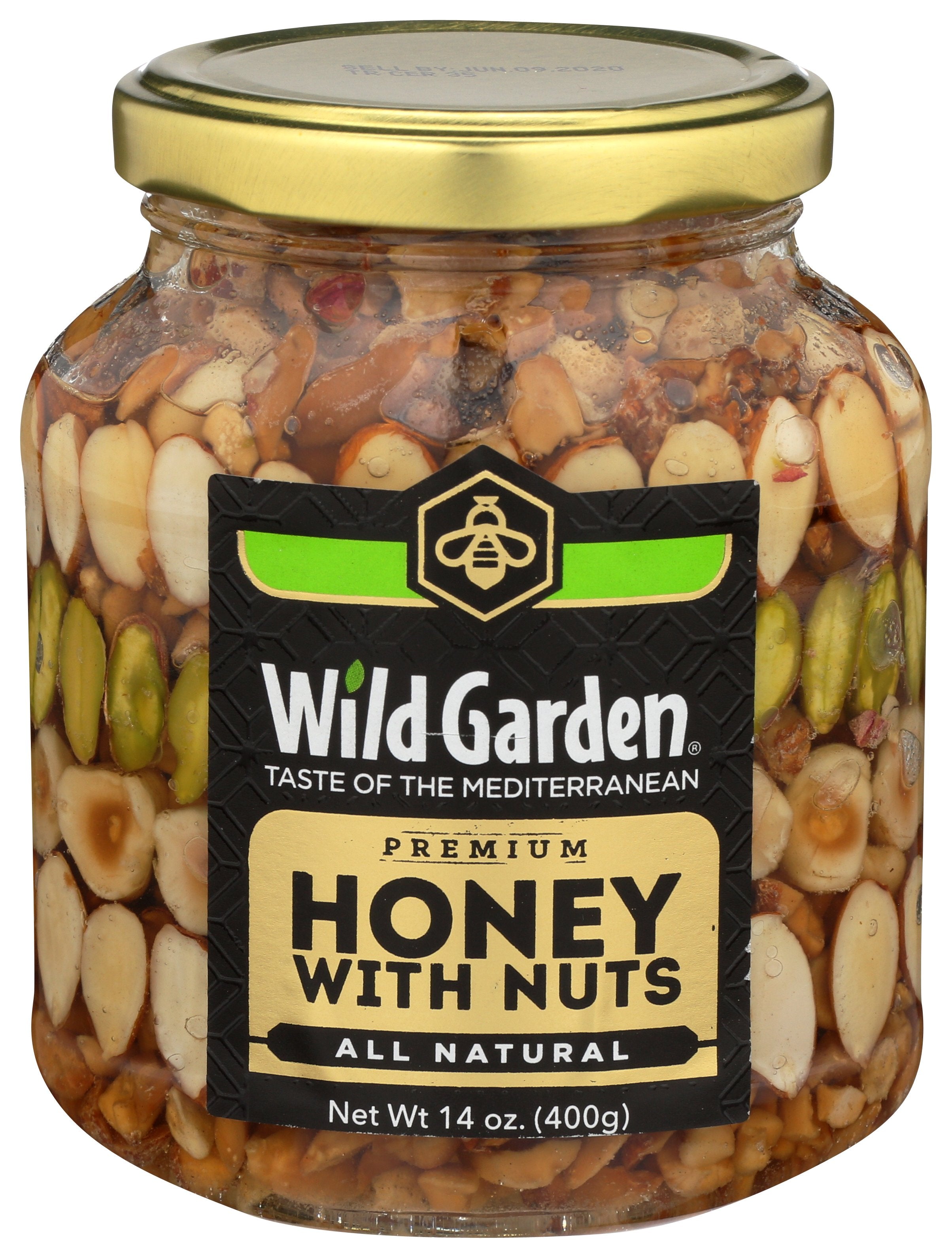 WILD GARDEN HONEY WITH NUTS - Case of 6