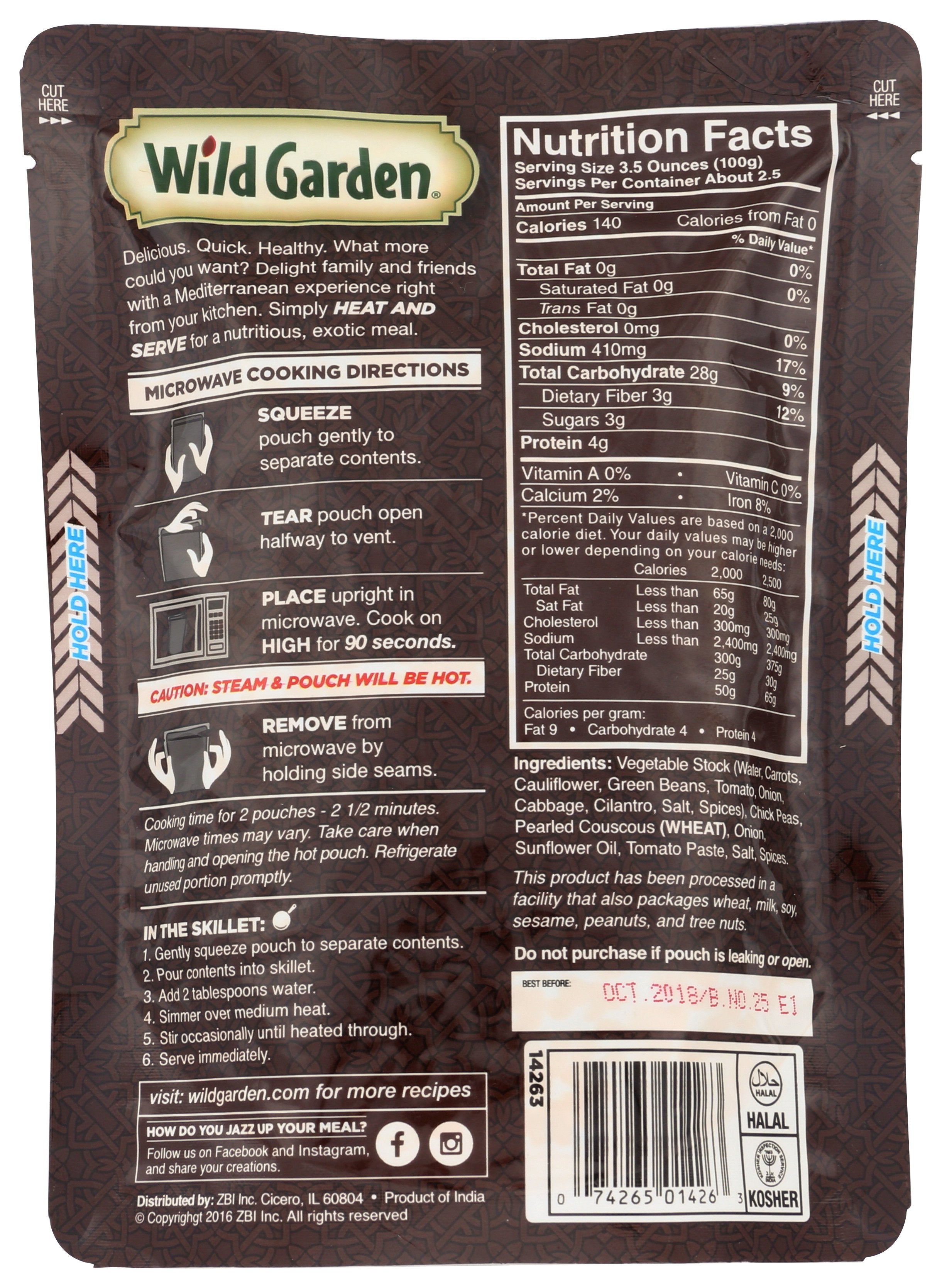 WILD GARDEN PILAF COUSCOUS - Case of 6