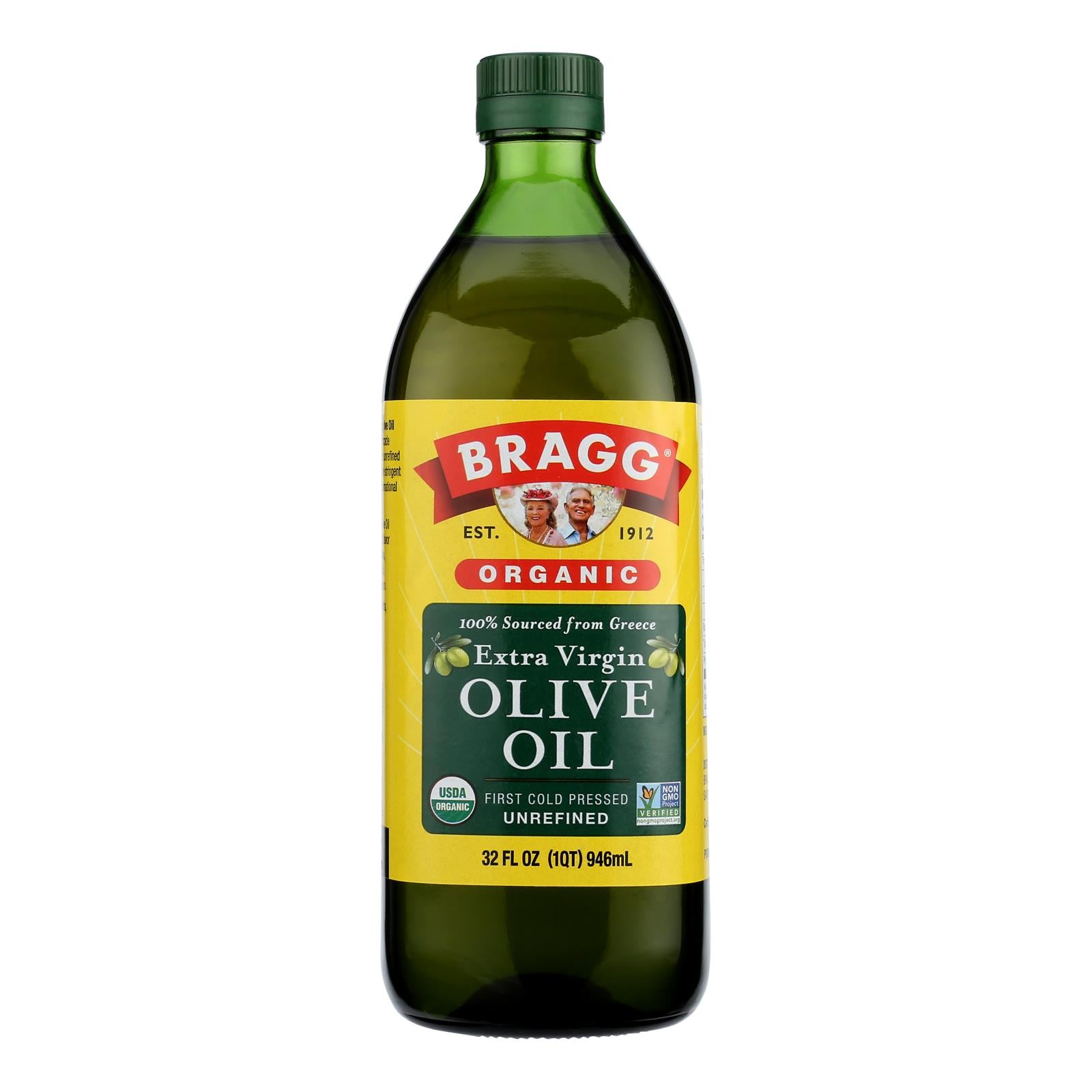 Bragg - Olive Oil - Organic - Extra Virgin - 32 Oz - Case Of 12