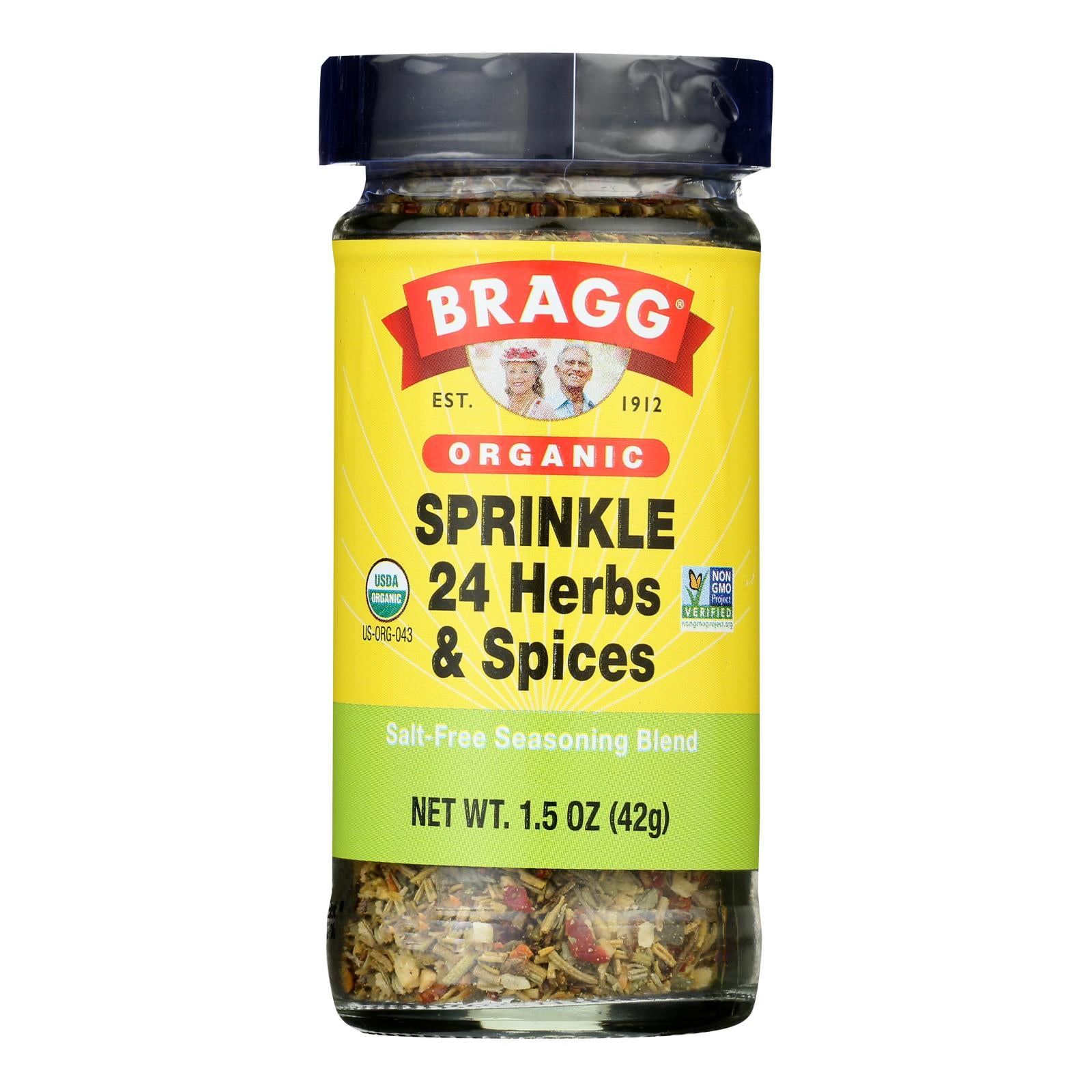 Bragg - Seasoning - Organic - Bragg - Sprinkle - Natural Herbs And Spices - 1.5 Oz - Case Of 12