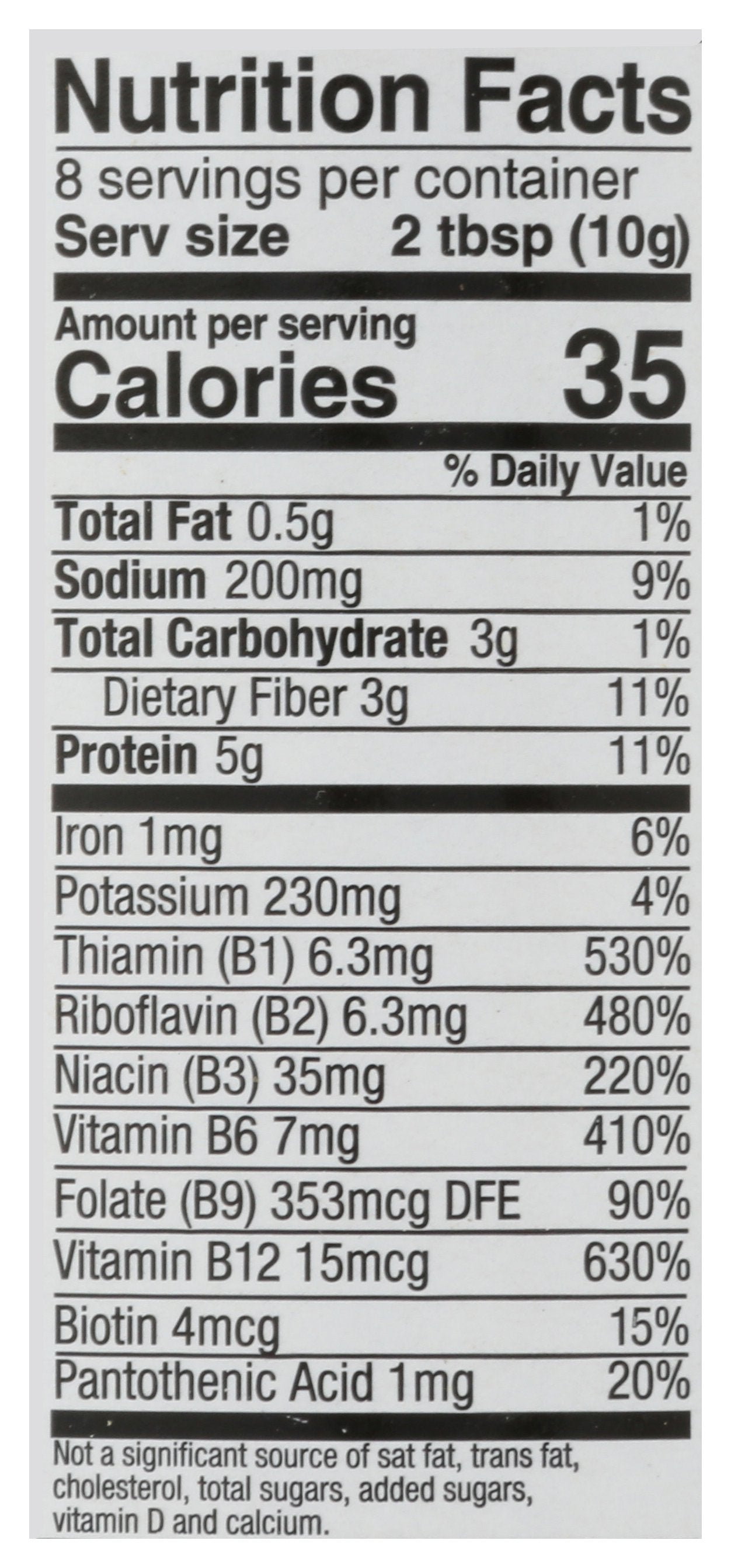 BRAGG YEAST NUTRITIONAL GARLIC
