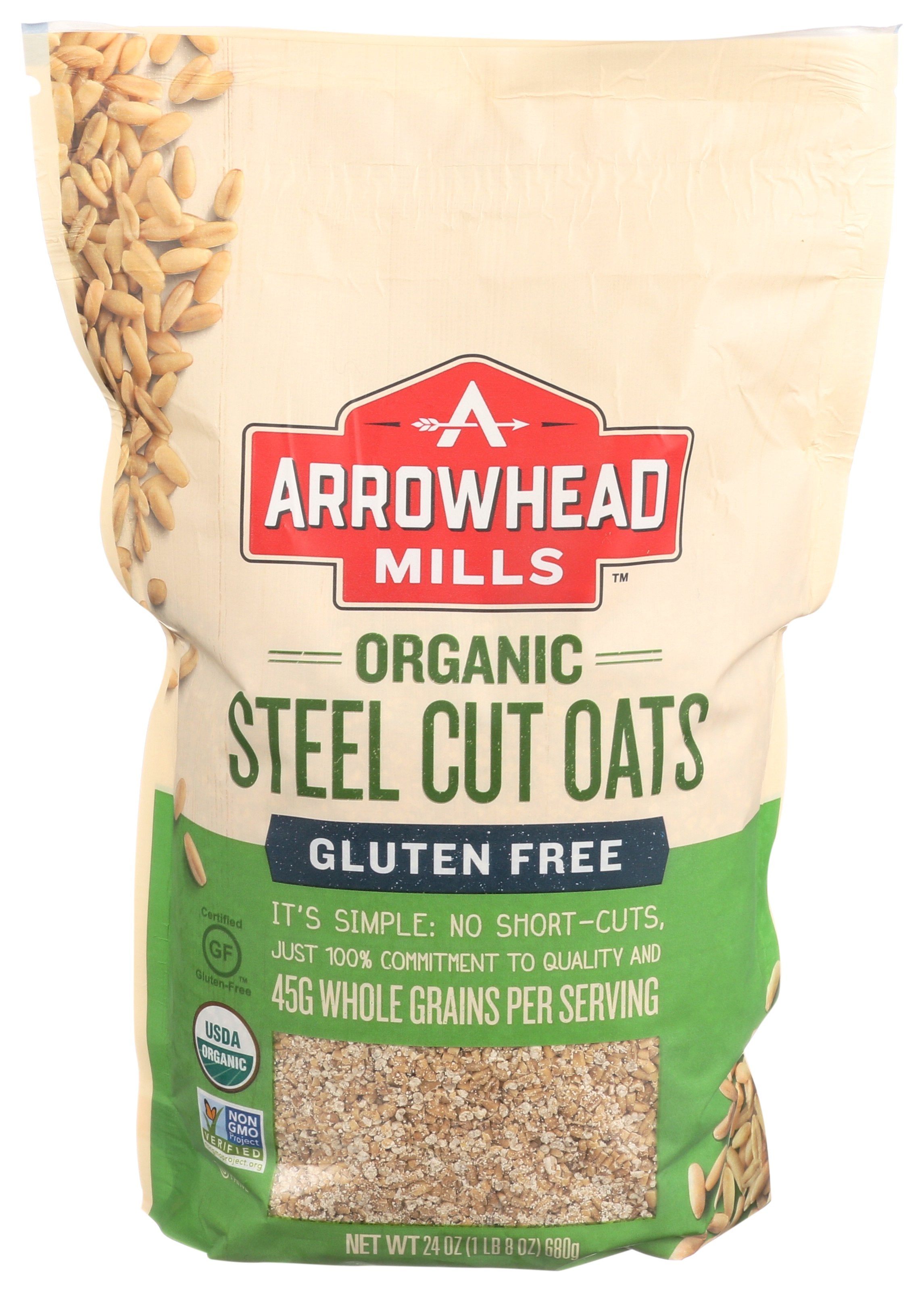 ARROWHEAD MILLS CEREAL OATS STEEL CUT