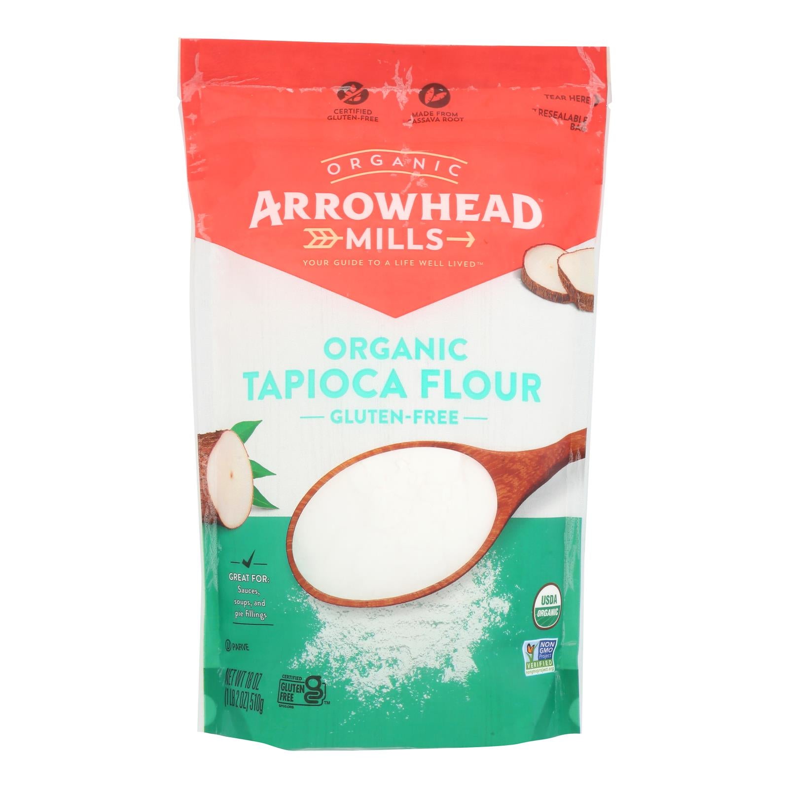 Arrowhead Mills - Organic Tapica Flour - Case Of 6 - 18 Oz.