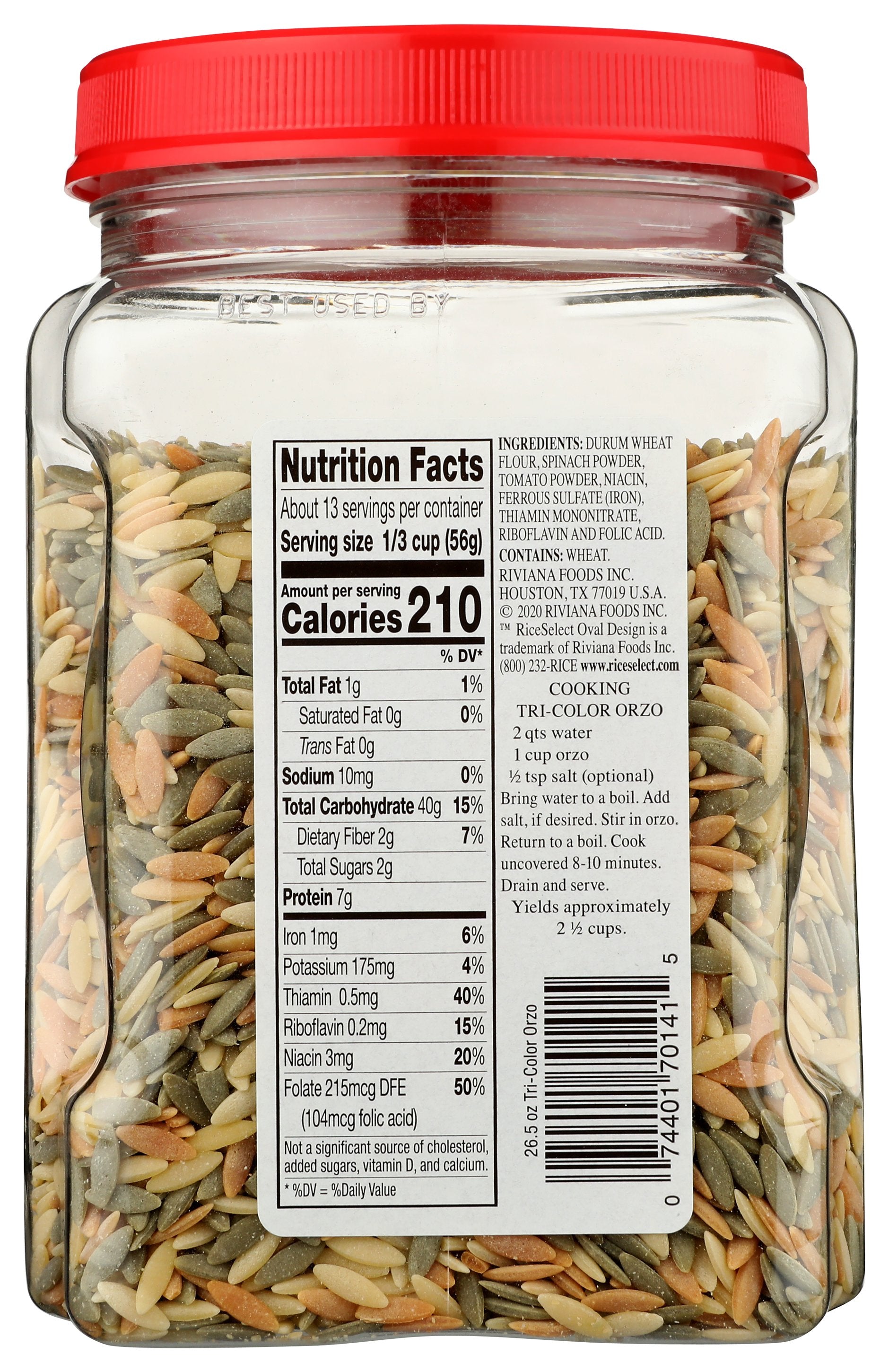 RICESELECT ORZO TRI CLR - Case of 4