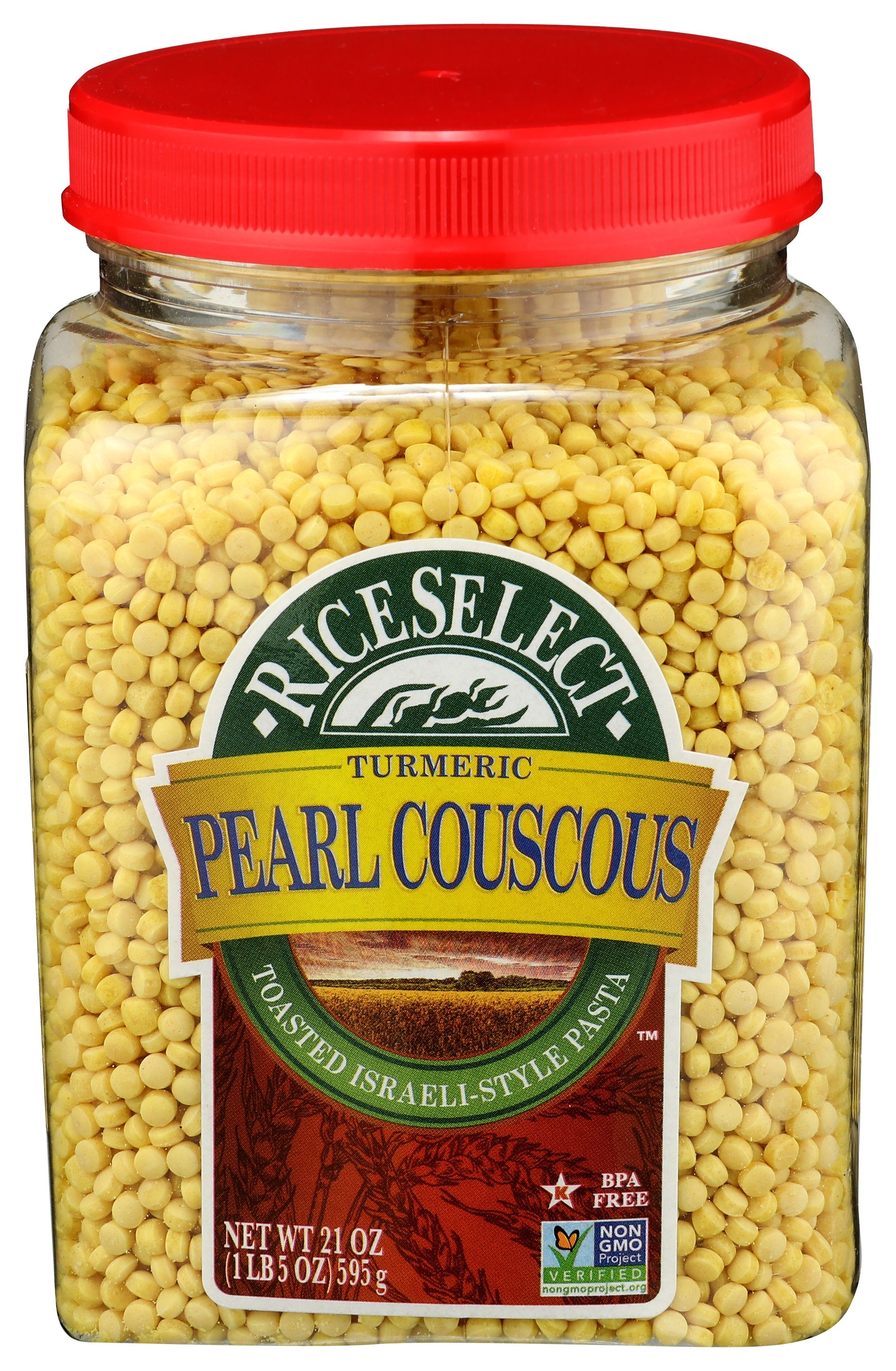 RICESELECT COUSCOUS PEARL TURMERIC - Case of 4