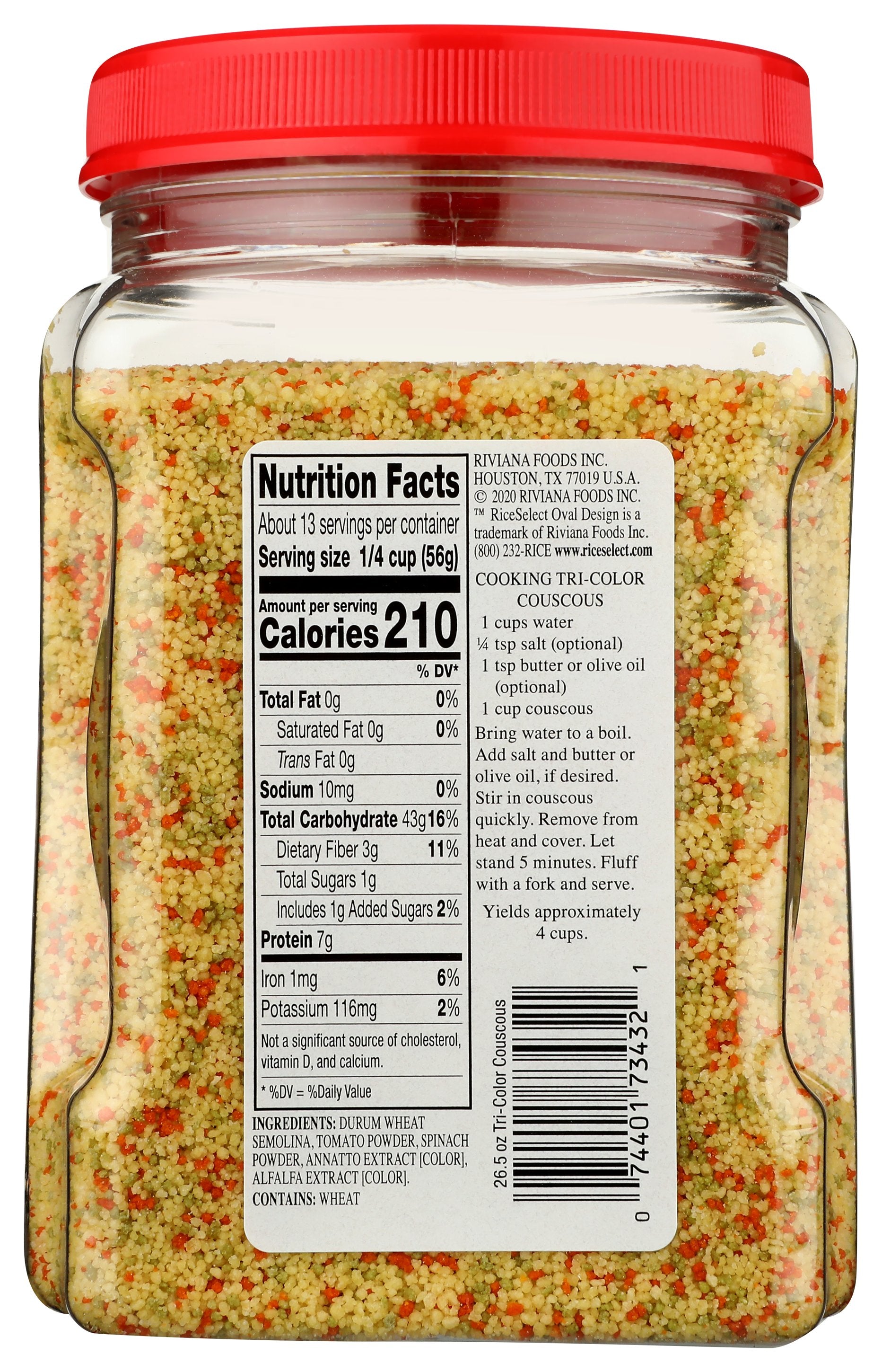 RICESELECT COUSCOUS TRI CLR - Case of 4