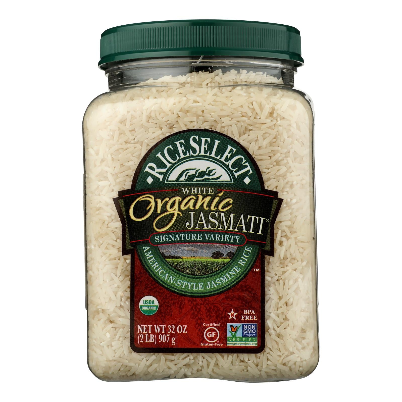 Rice Select Jasmati Rice - Organic - Case Of 4 - 32 Oz.