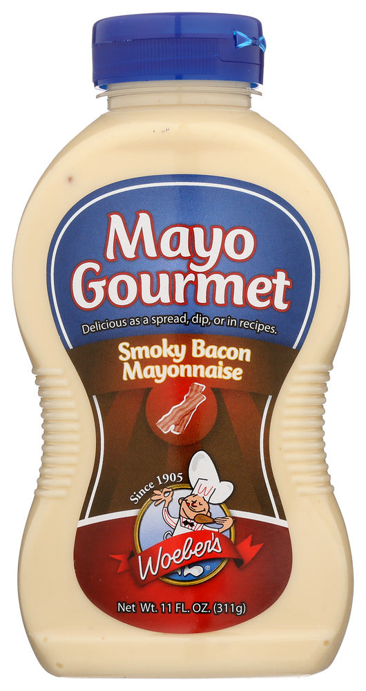 Woeber Mayonnaise Smoky Bacon - Case of 6 - 11 oz
