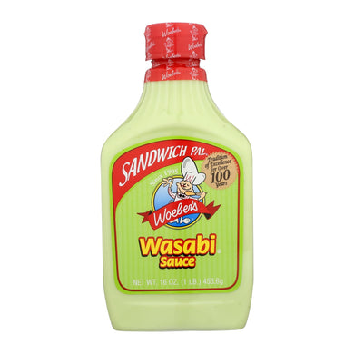 Woeber's Sauce - Wasabi - Case Of 6 - 16 Fl Oz