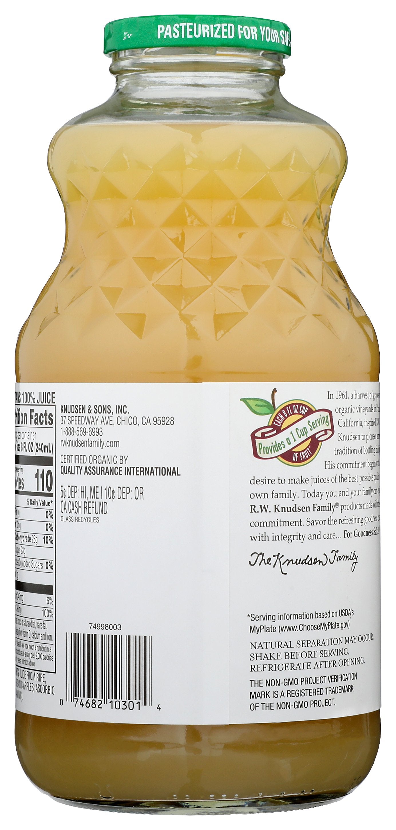 KNUDSEN JUICE APPLE - Case of 6