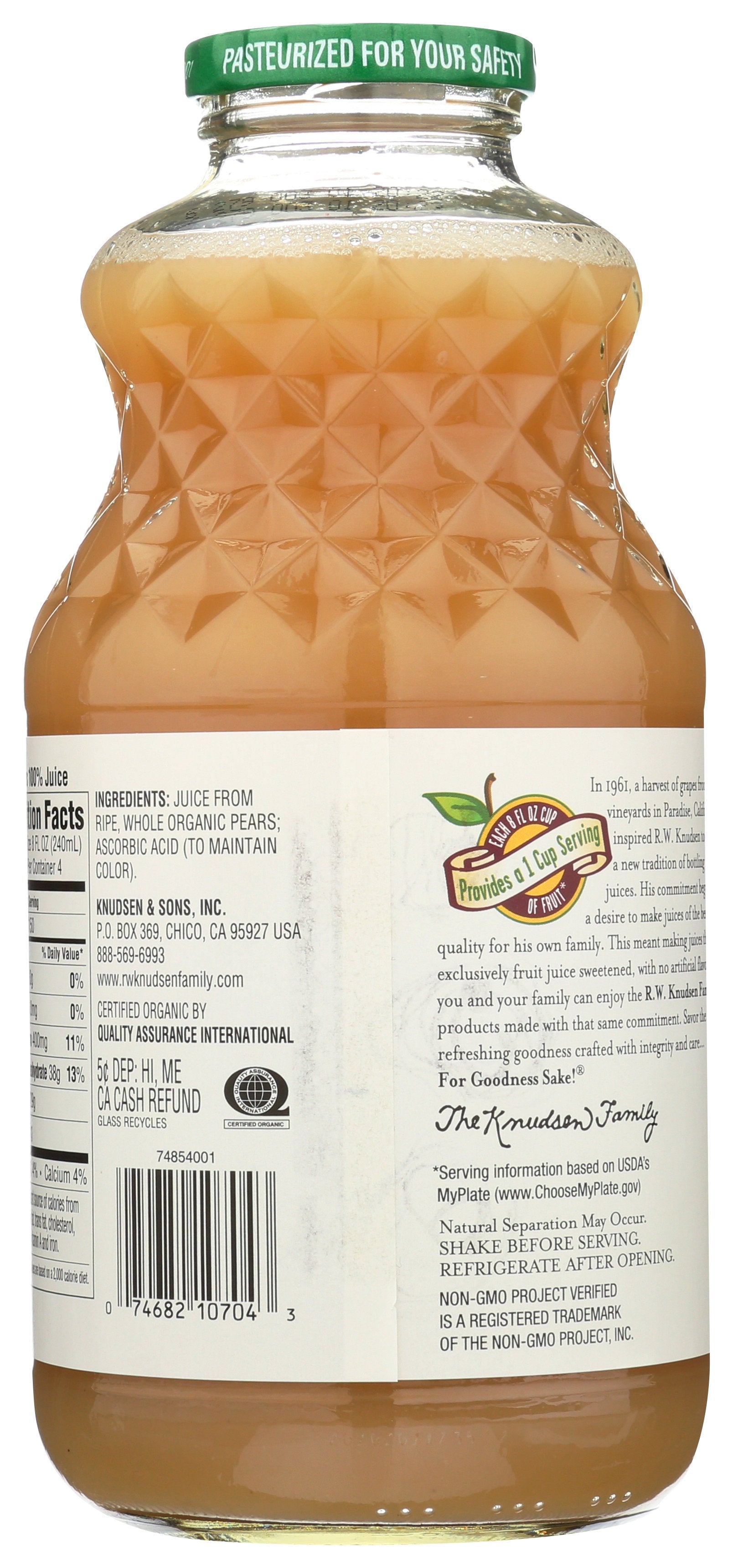 KNUDSEN JUICE PEAR - Case of 6