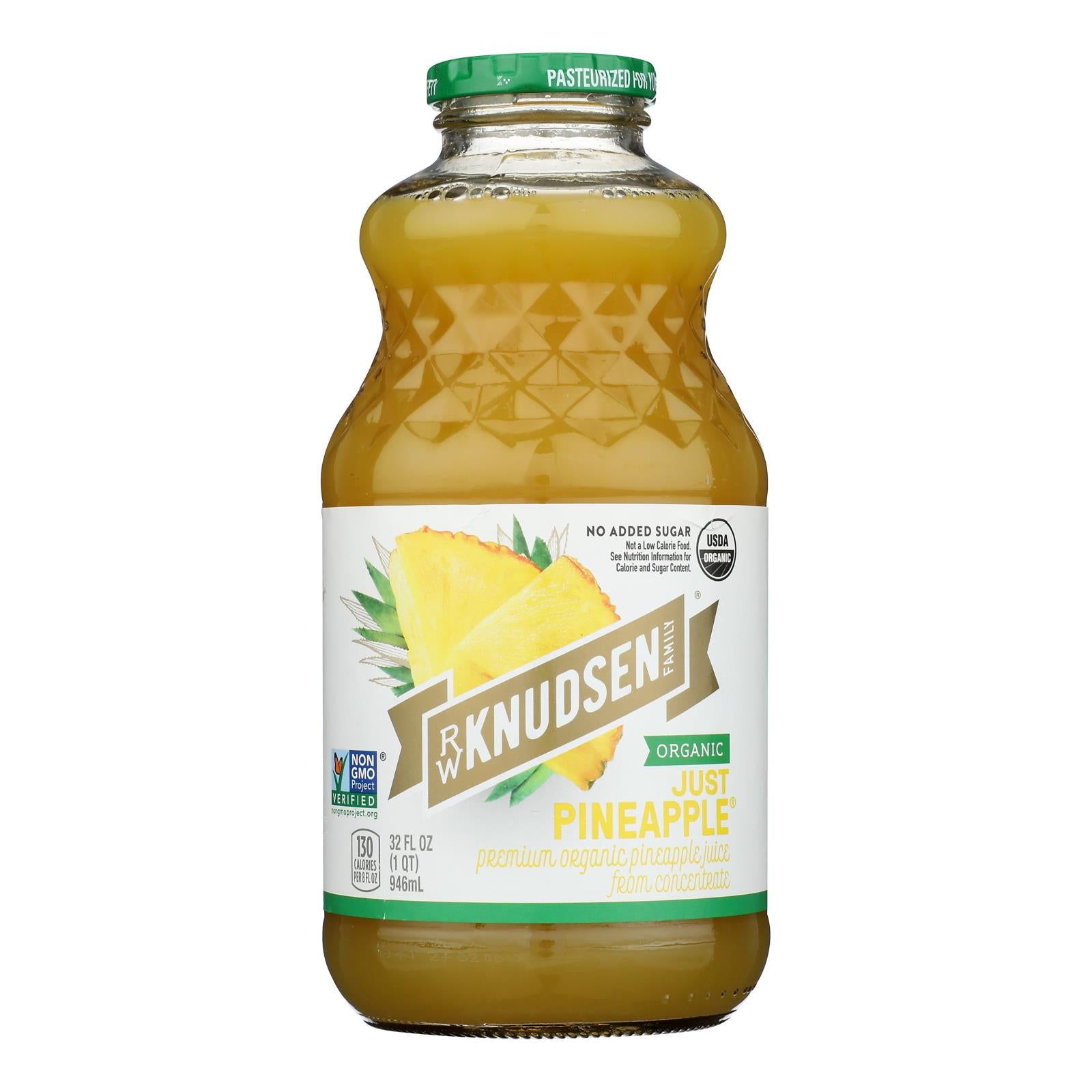 R.W. Knudsen - Organic Juice - Pineapple - Case of 6 - 32 fl oz