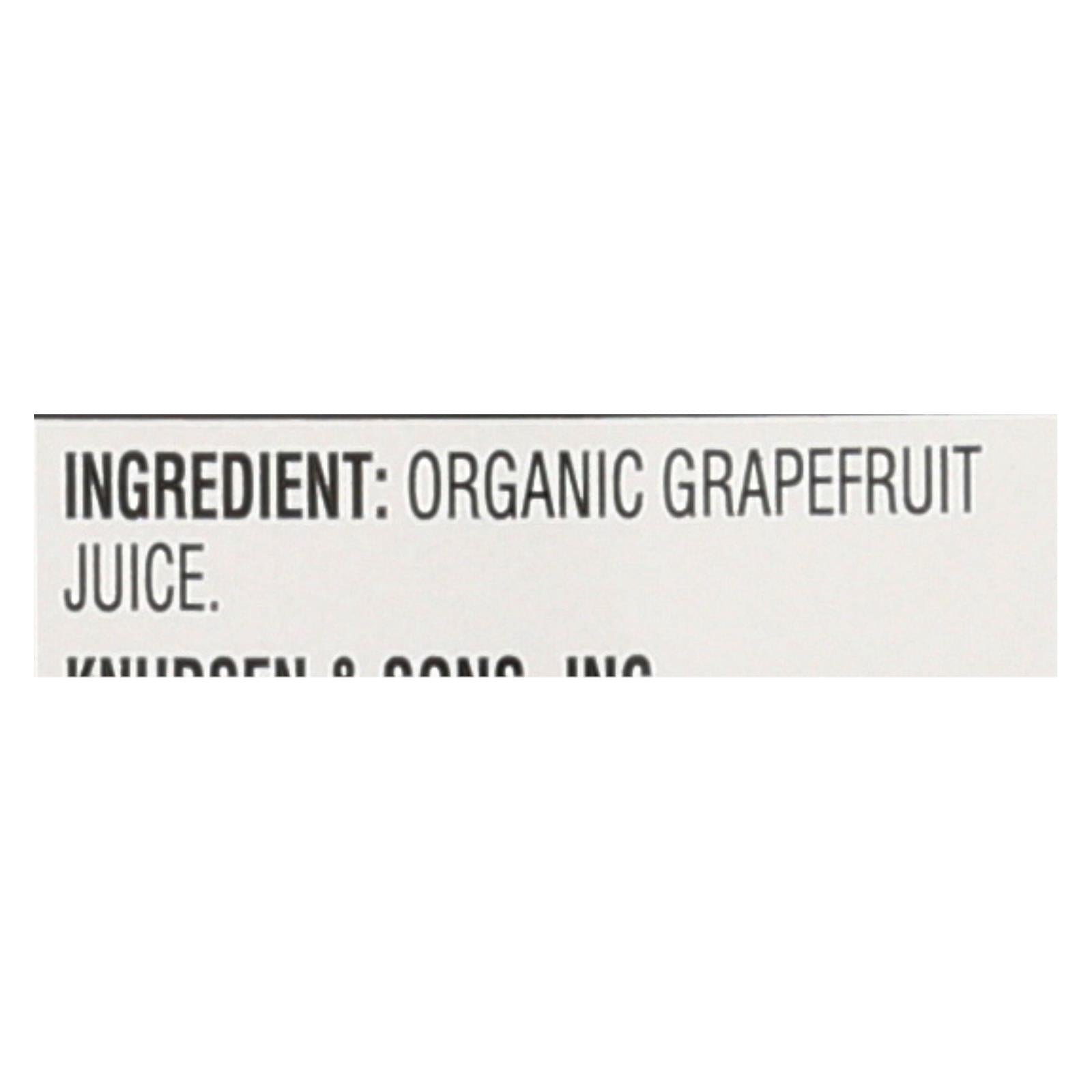 R.W. Knudsen - Organic Juice - Grapefruit - Case of 6 - 32 fl oz