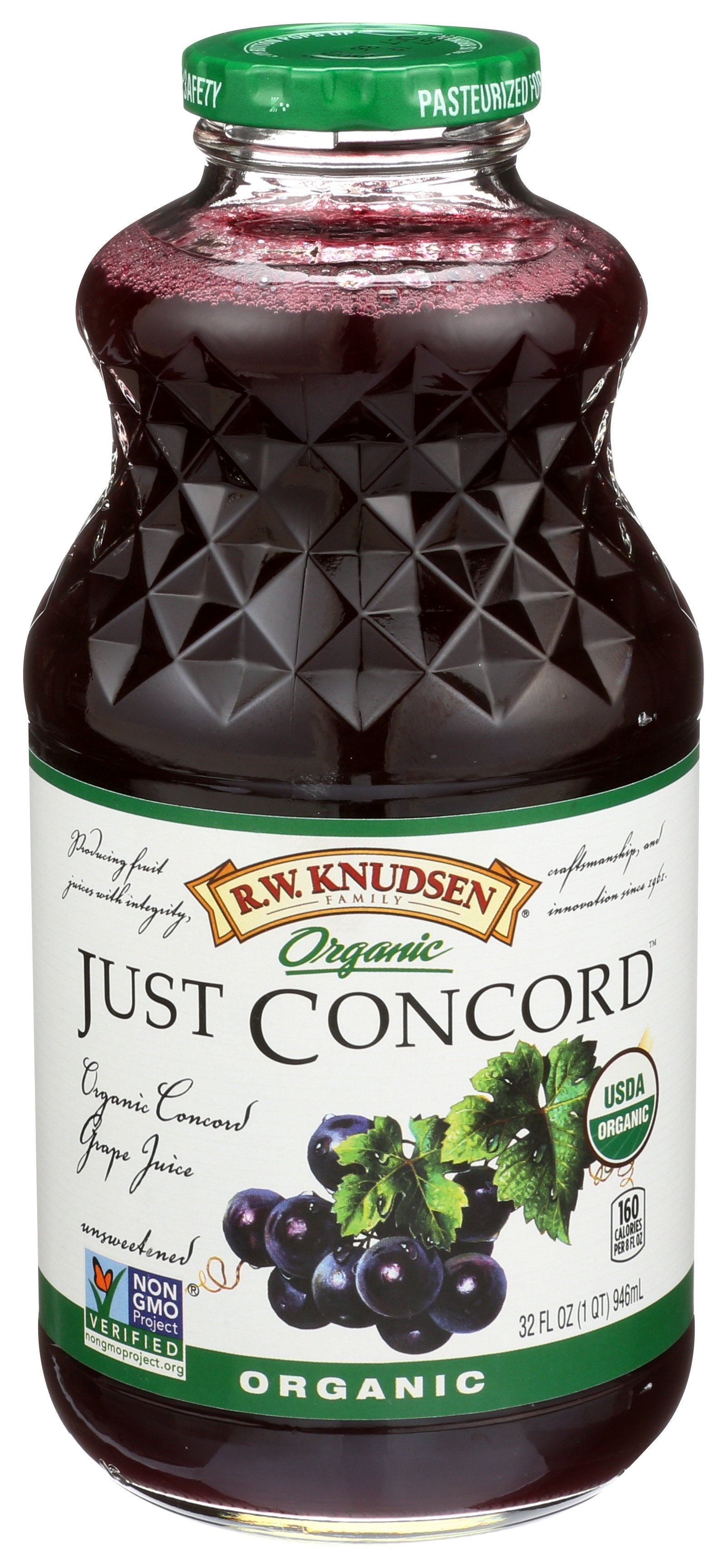 KNUDSEN JUICE JUST GRAPE CONCRD - Case of 6