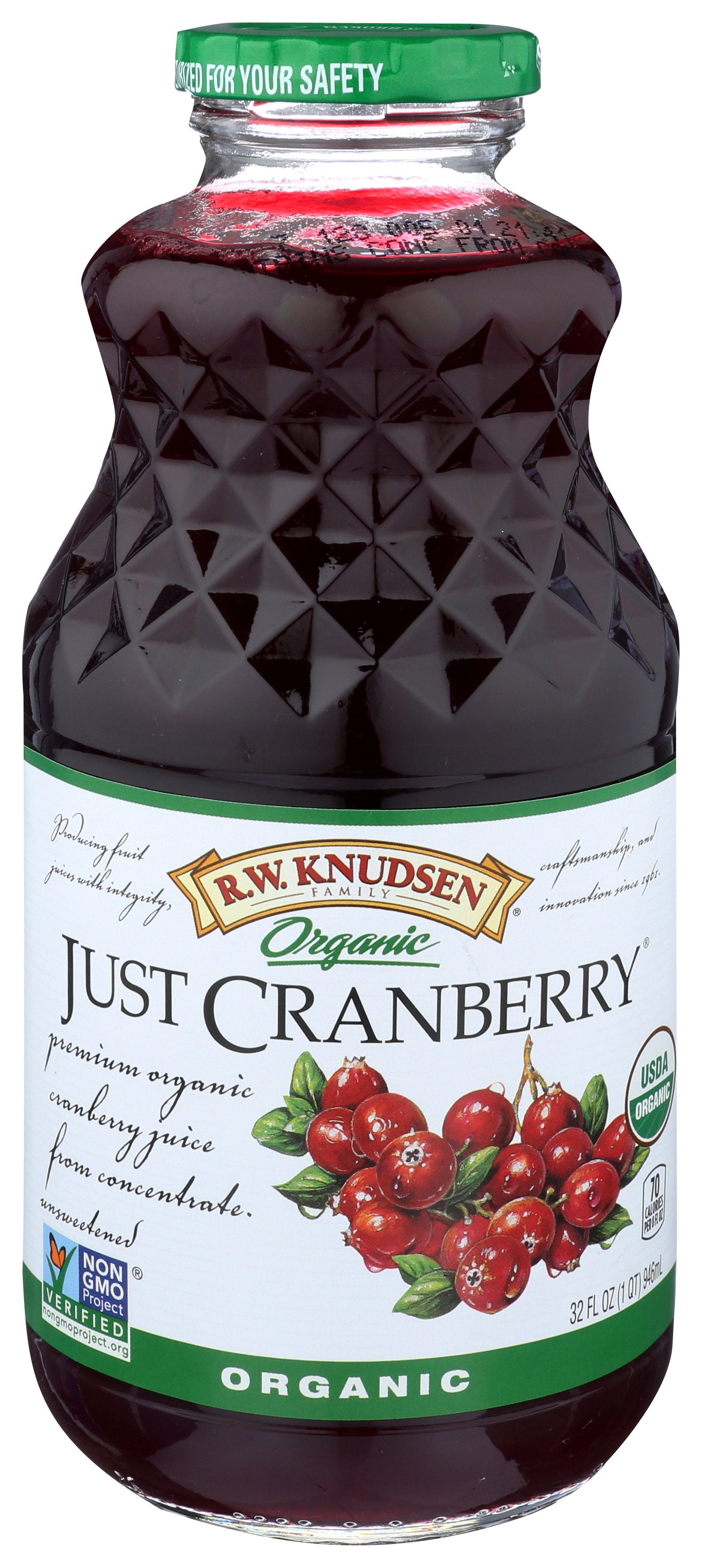 KNUDSEN JUICE JUST CRANBRY - Case of 6 [JUICE - 32 FO]