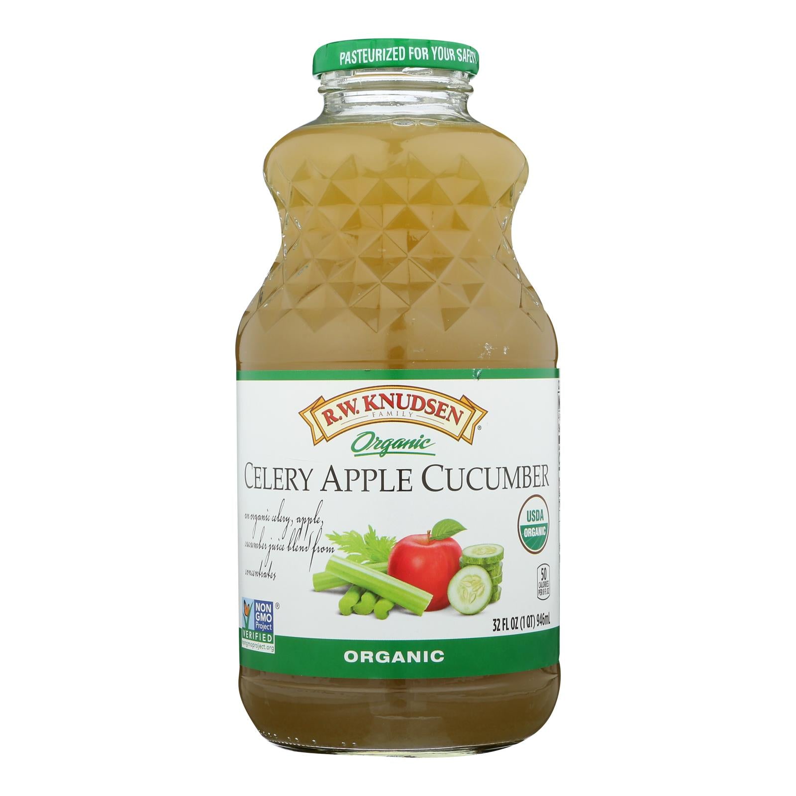 R.w. Knudsen - Juice Celery Aple Cuc - Case of 6-32 FZ