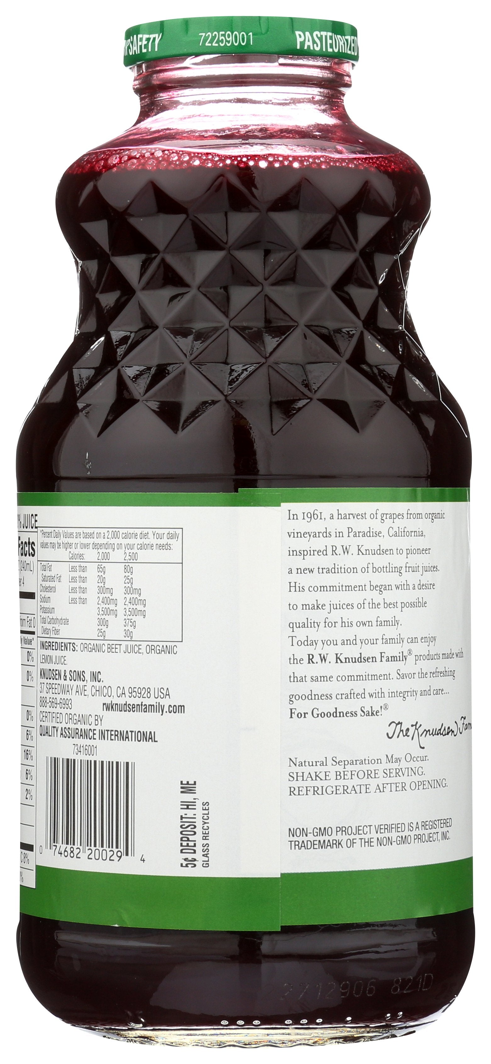 KNUDSEN JUICE BEET - Case of 6