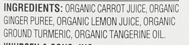 KNUDSEN JUICE TMRC GNGR CRRT ORG - Case of 6