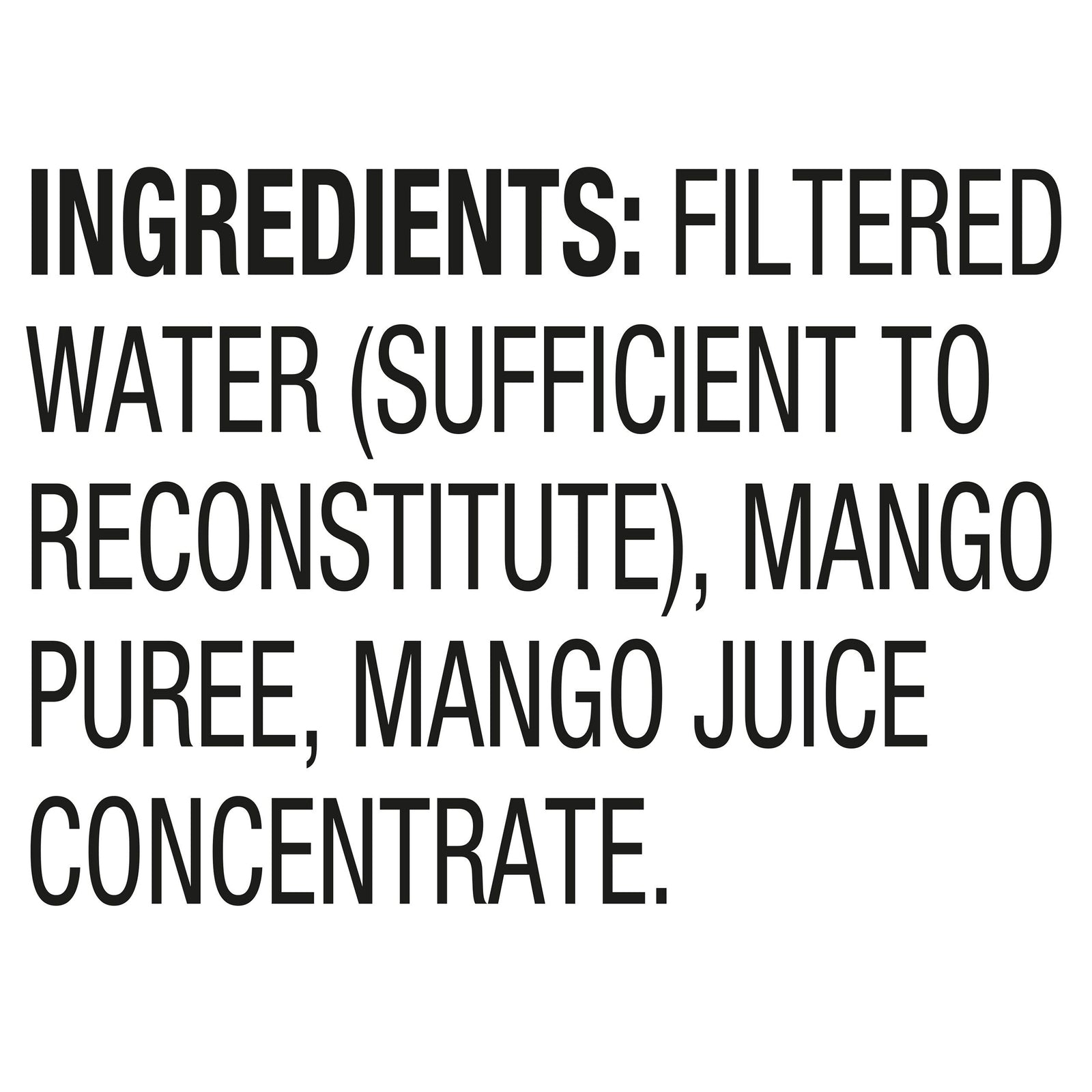 R.w. Knudsen - Juice Just Mango - Case of 6-32 FZ