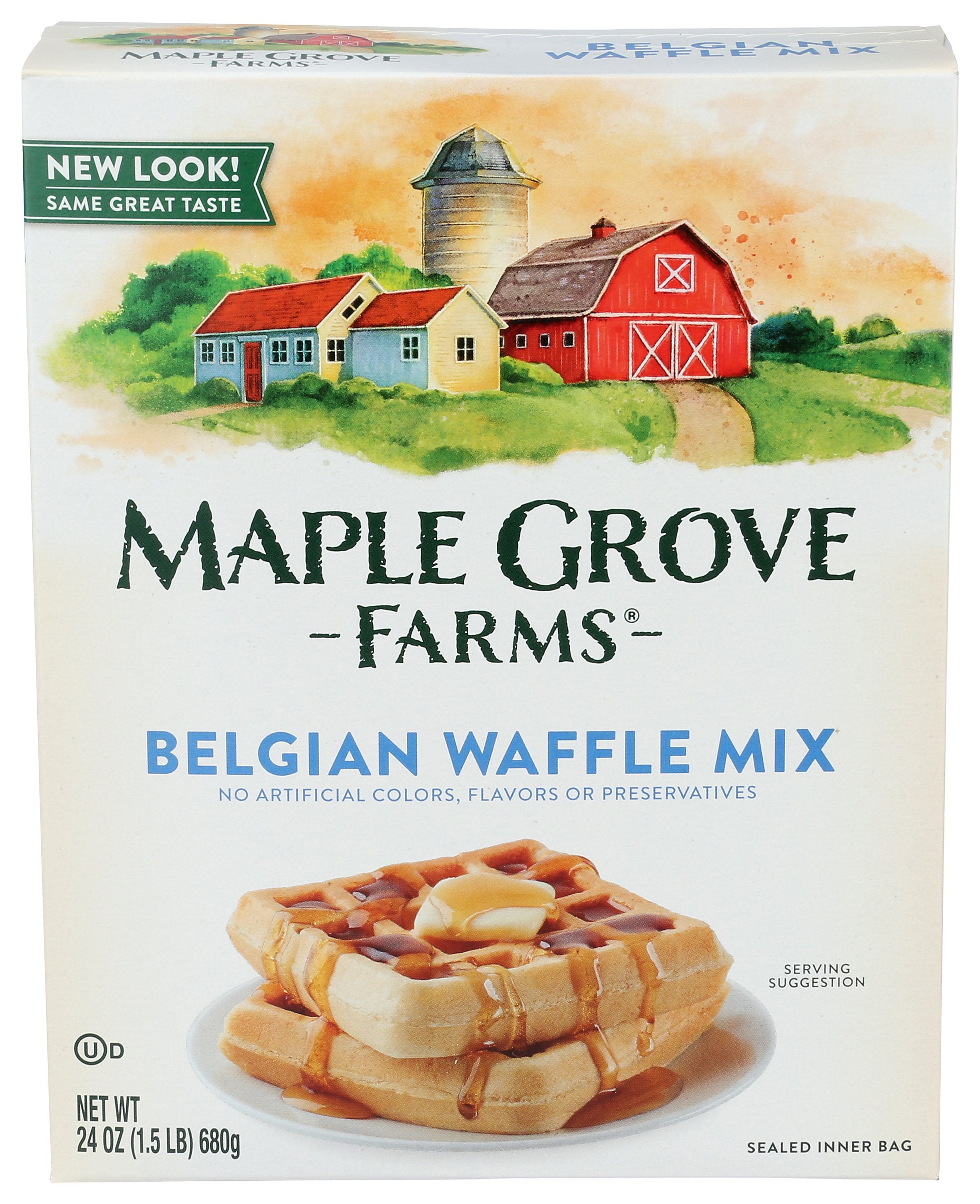MAPLE GROVE MIX WAFFLE BELGIAN - Case of 6
