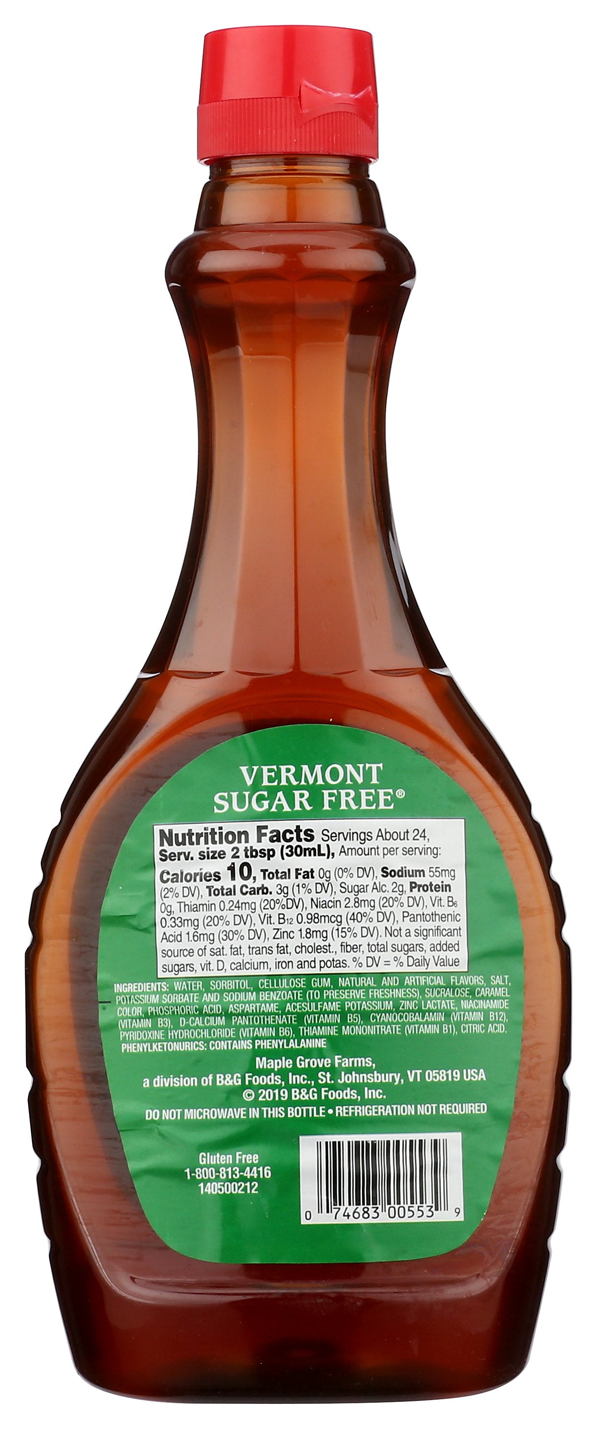 MAPLE GROVE SYRUP SF VERMONT PNCAKE - Case of 6