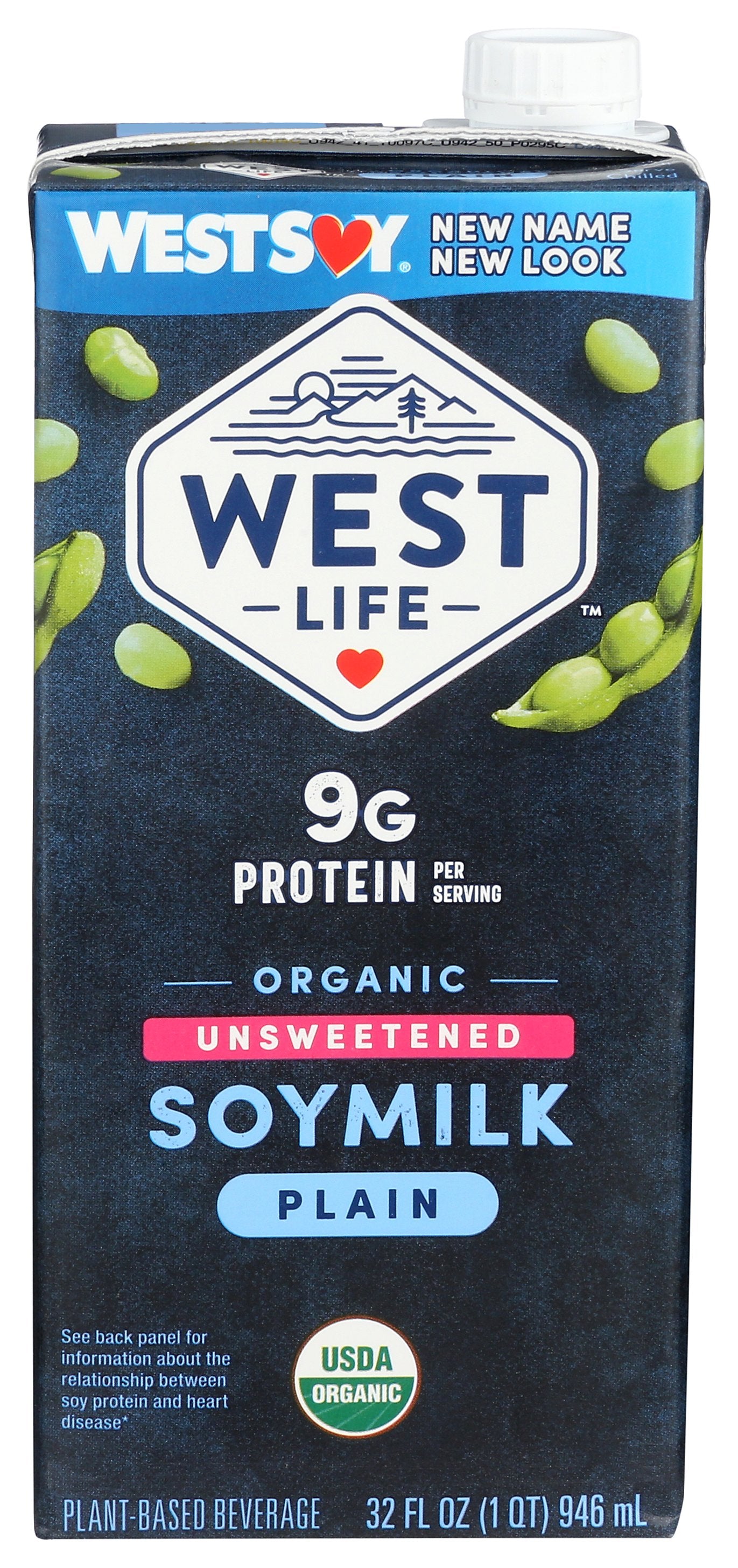 WEST LIFE SOYMILK UNSWT ORG - Case of 6
