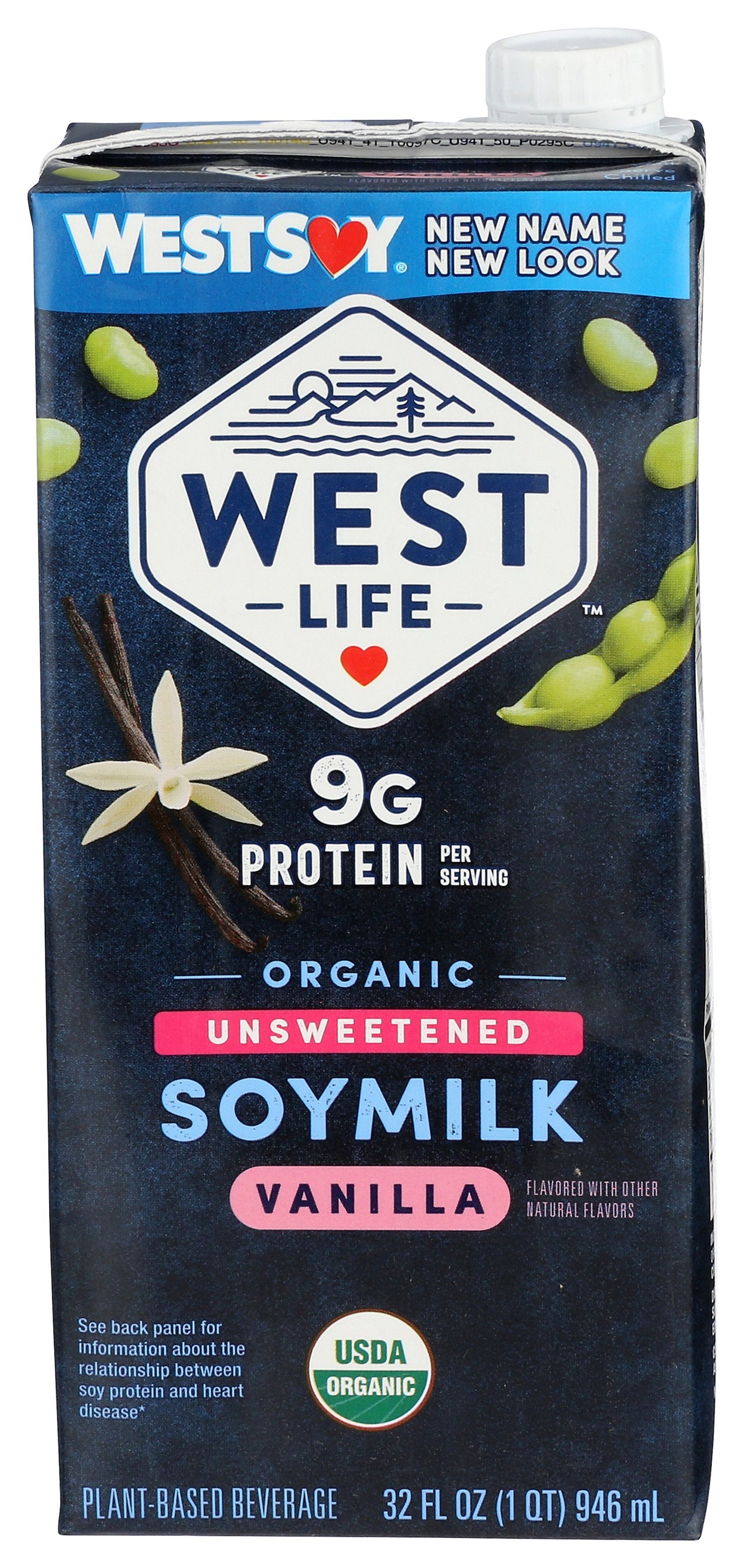 WEST LIFE SOYMILK UNSWT VNLA ORG