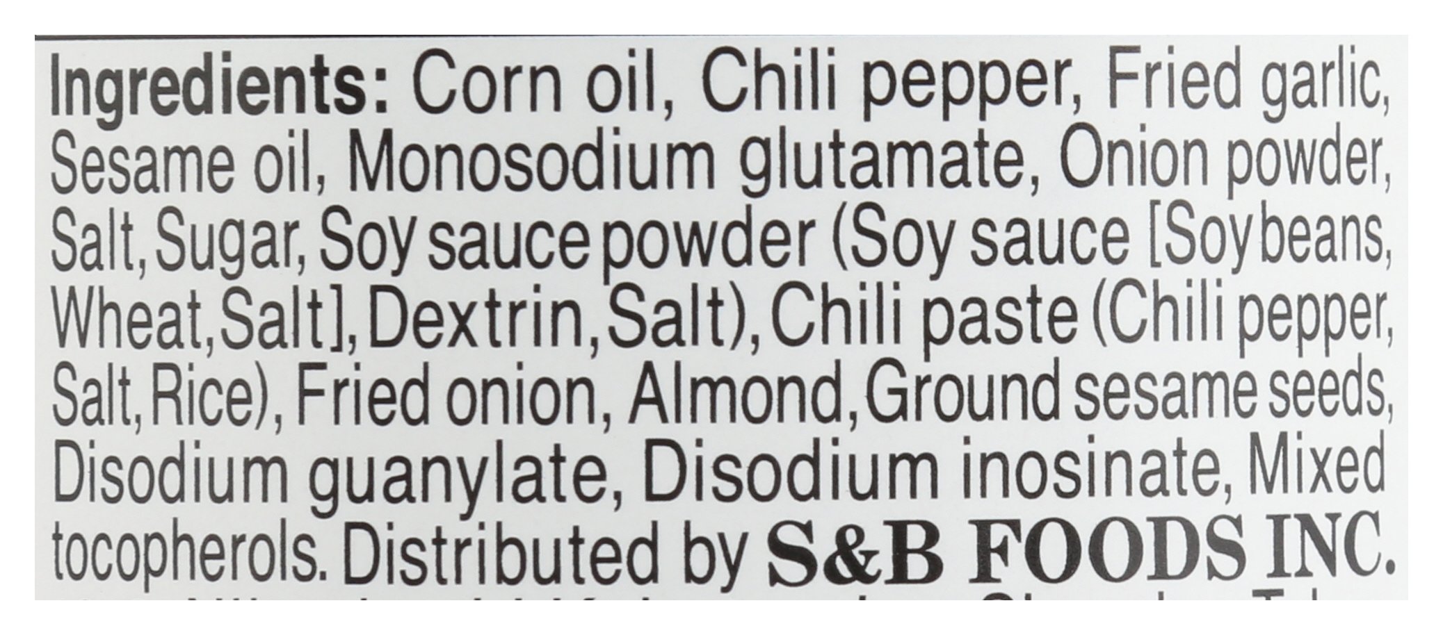 S & B DRSG GARLIC CRNCH CHL OIL - Case of 6
