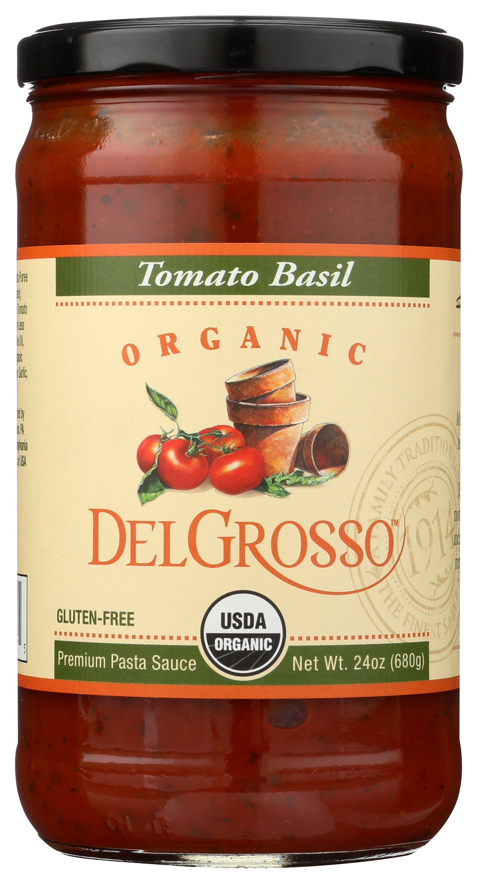 DELGROSSO ORGANIC SAUCE PASTA TMO BSL - Case of 12