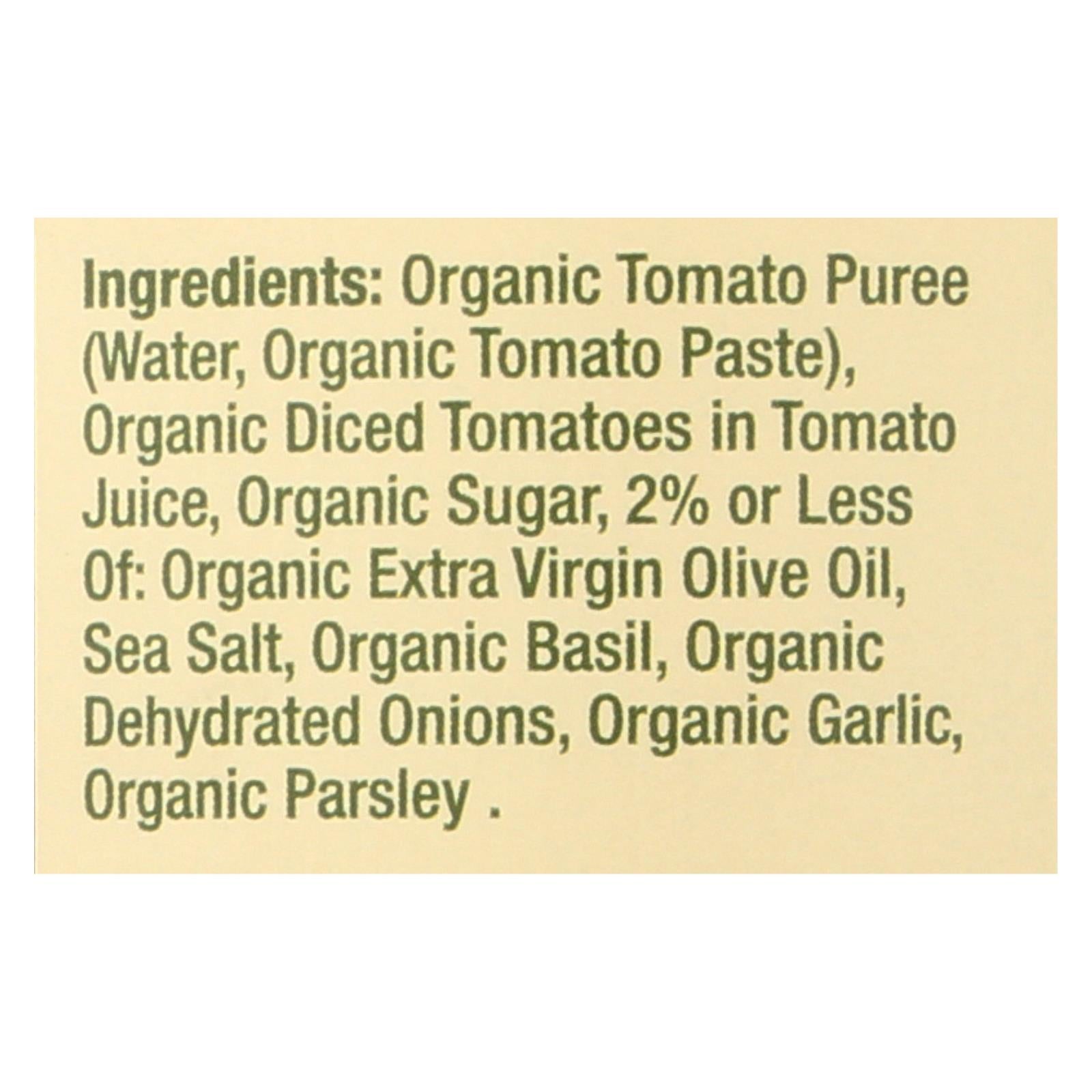 La Famiglia Del Grosso Tomato Basil Organic Pasta Sauce  - Case of 12 - 24 OZ