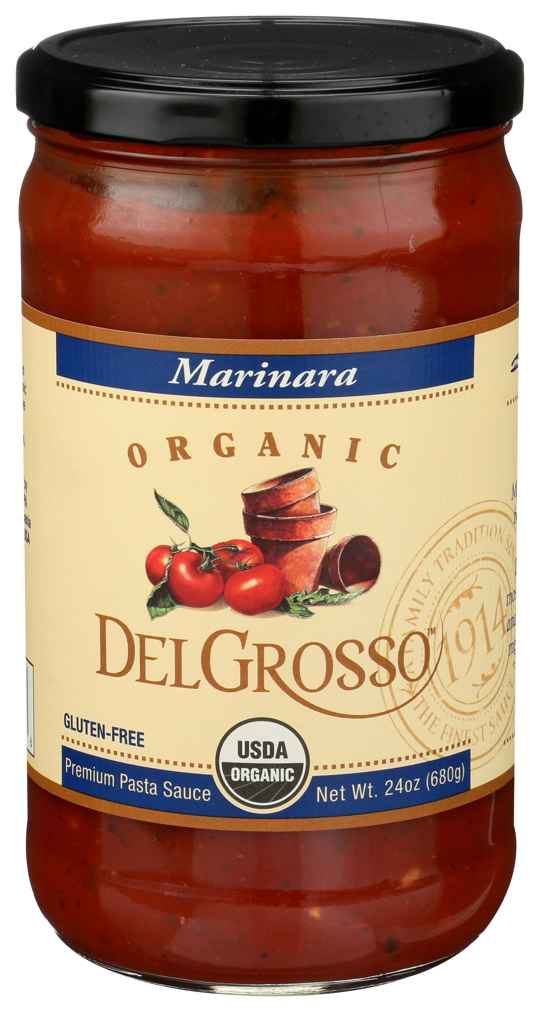 DELGROSSO ORGANIC PASTA SAUCE MARINARA ORG - Case of 12