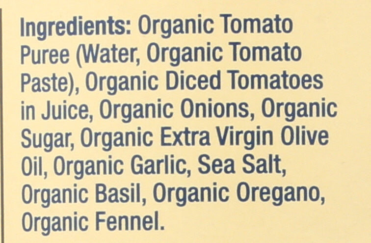 DELGROSSO ORGANIC PASTA SAUCE MARINARA ORG - Case of 12