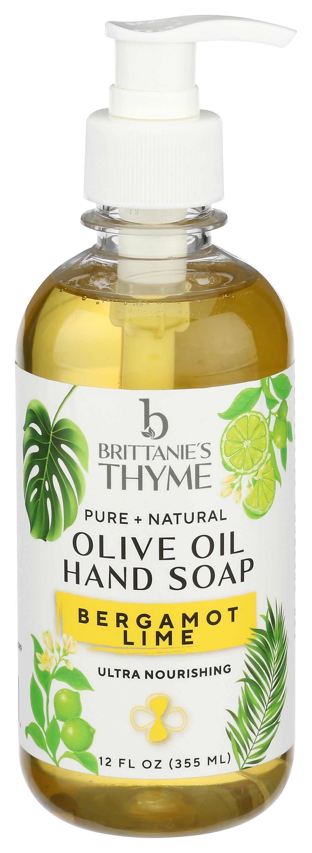 BRITTANIES THYME SOAP HAND BERGAMOT LIME - Case of 3